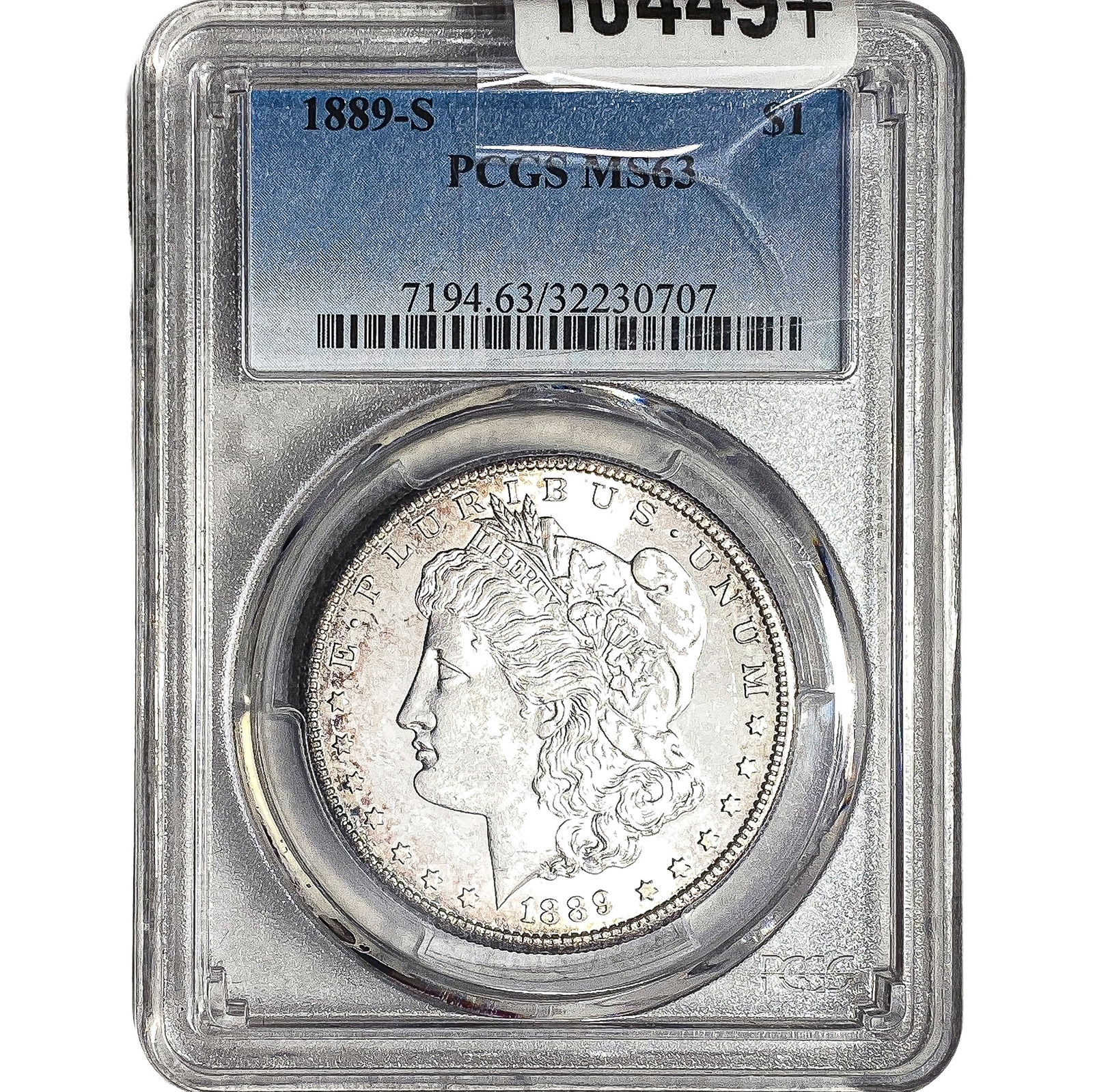 1889-S Morgan Silver Dollar PCGS MS63 (1 of 2)