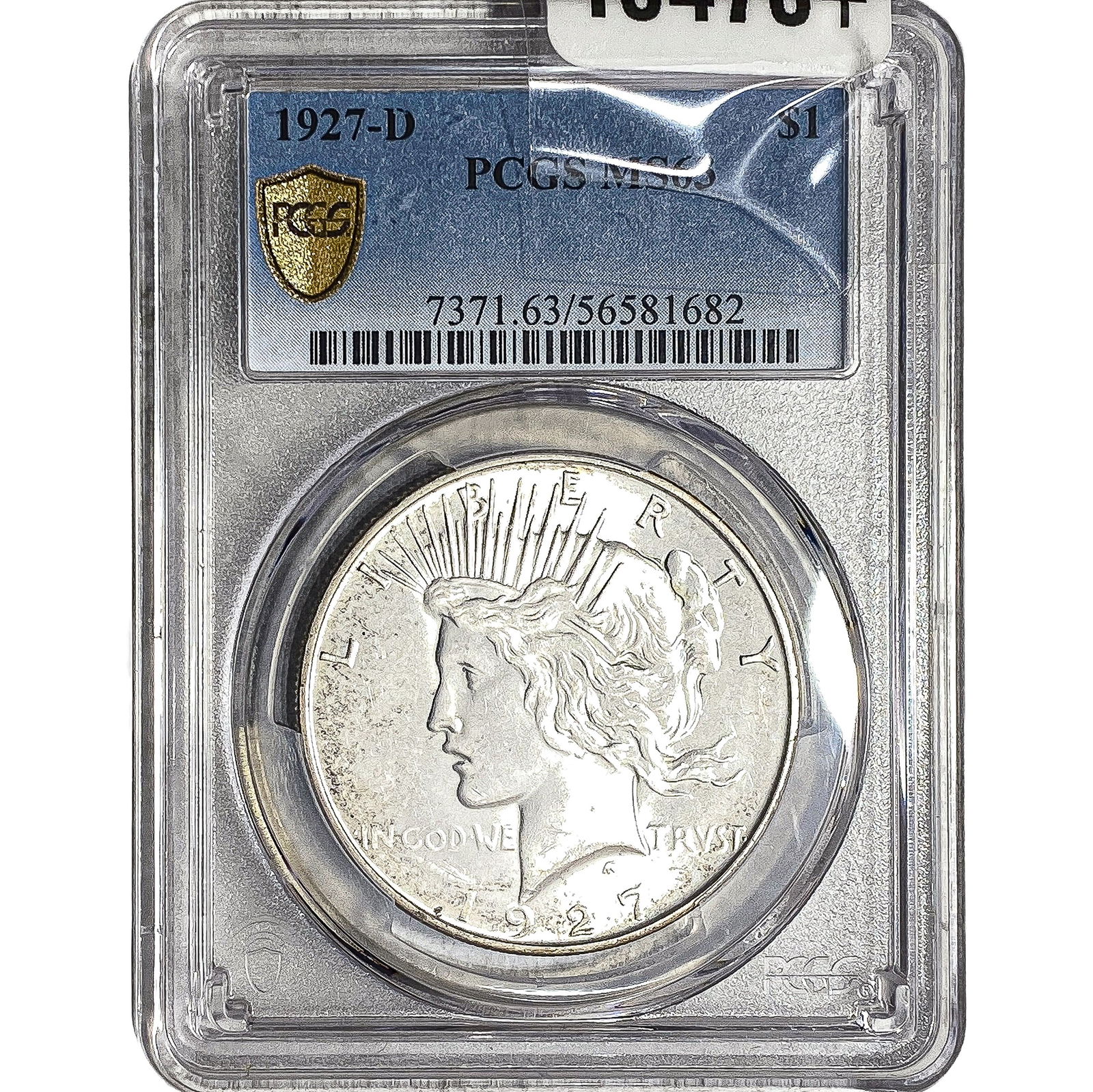 1927-D Silver Peace Dollar PCGS MS63 (1 of 2)