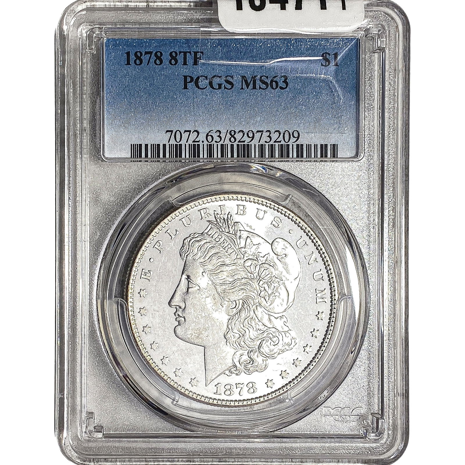 1878 8TF Morgan Silver Dollar PCGS MS63 (1 of 2)