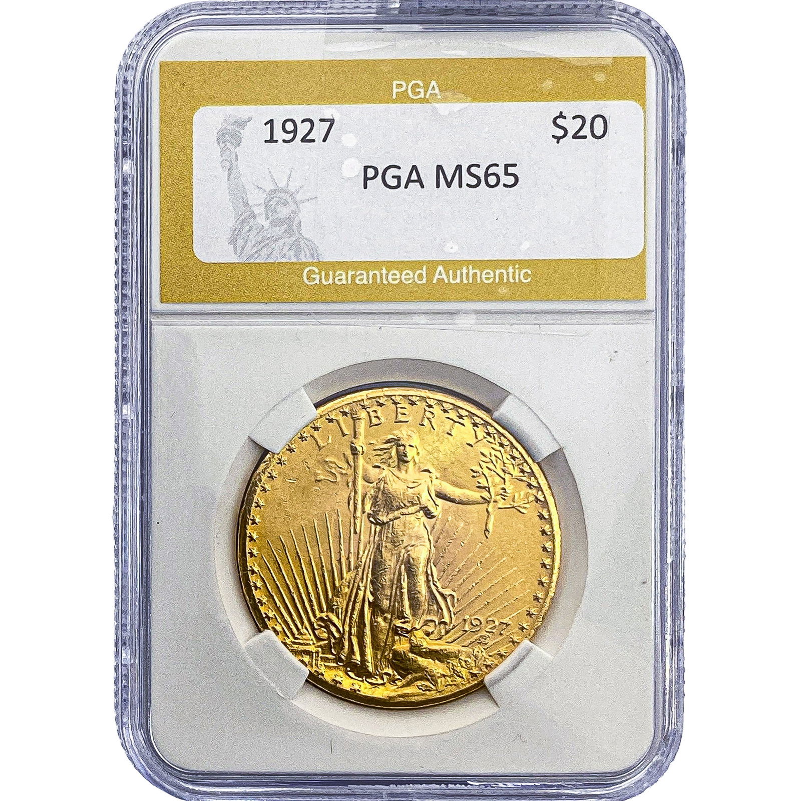 1927 $20 Gold Double Eagle PGA MS65 (1 of 2)