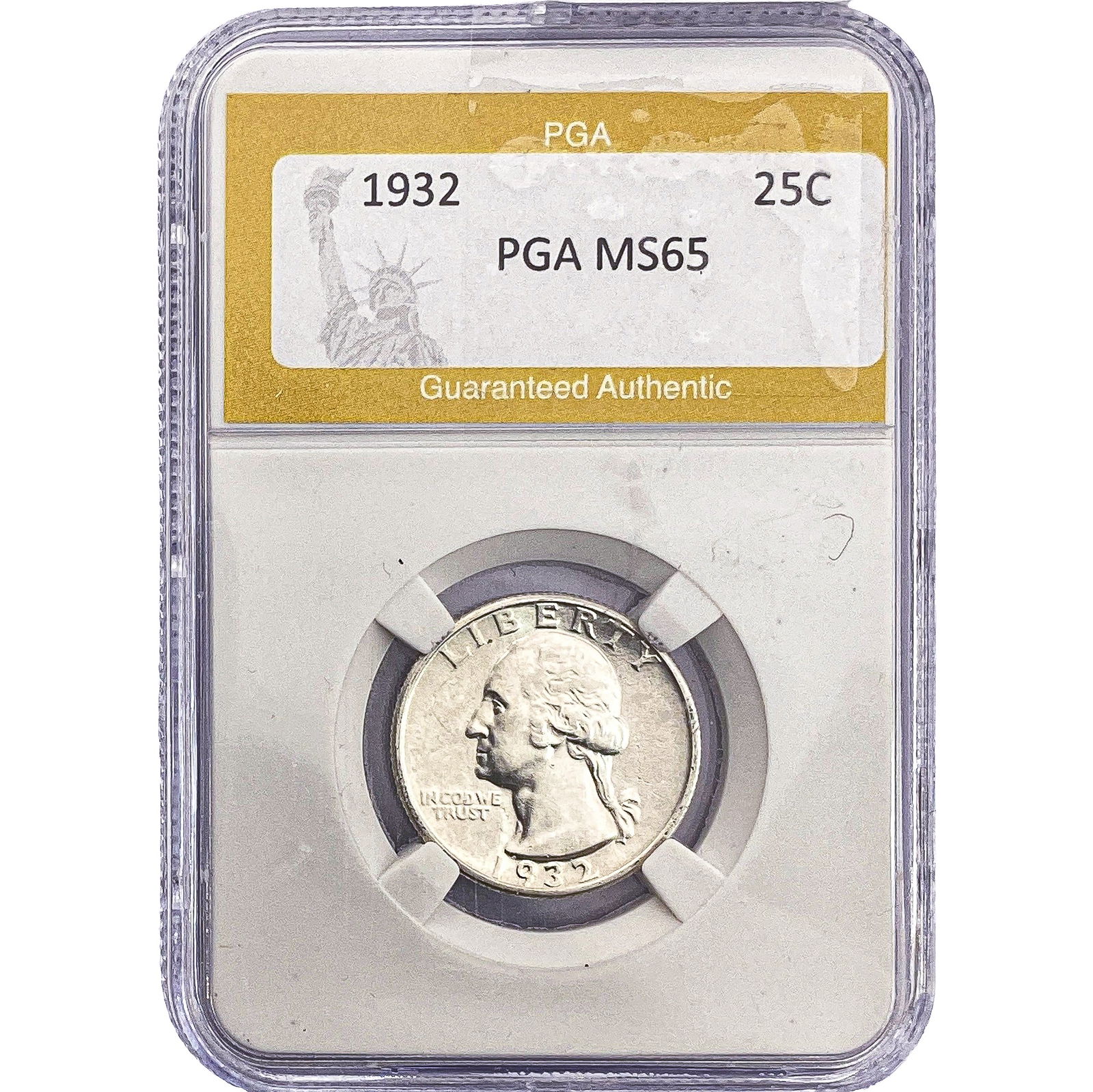 1932 Washington Silver Quarter PGA MS65: 1932 Washington Silver Quarter PGA MS65