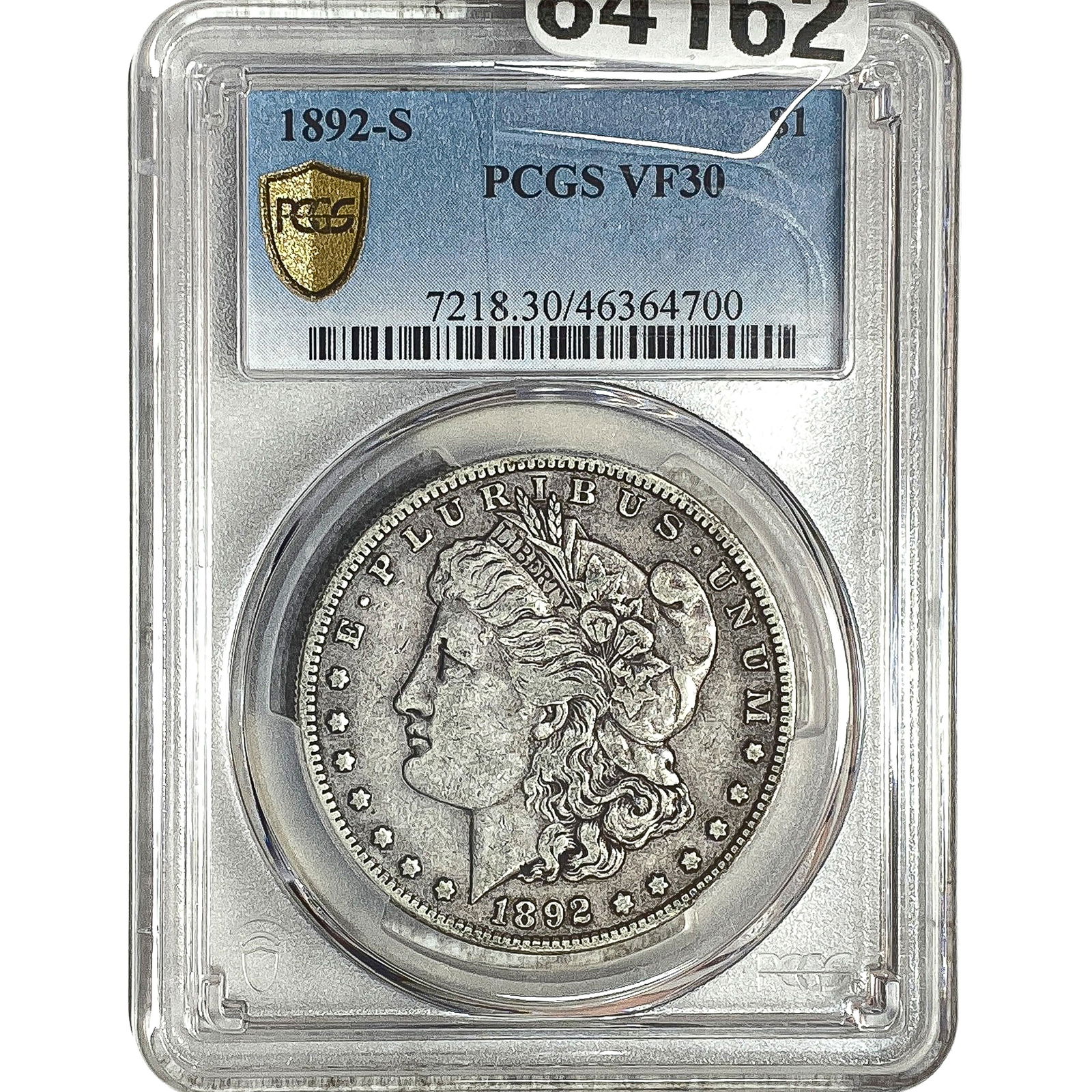 1892-S Morgan Silver Dollar PCGS VF30 (1 of 2)