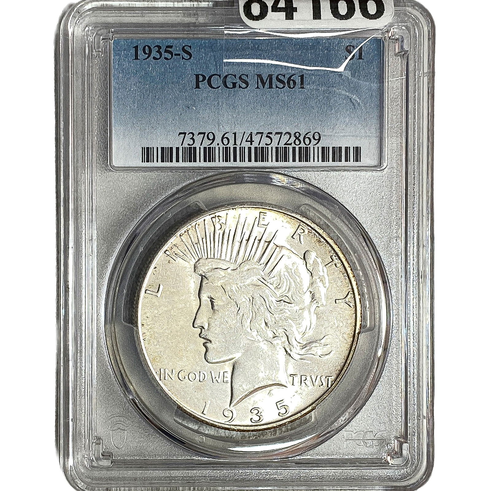 1935-S Silver Peace Dollar PCGS MS61 (1 of 2)