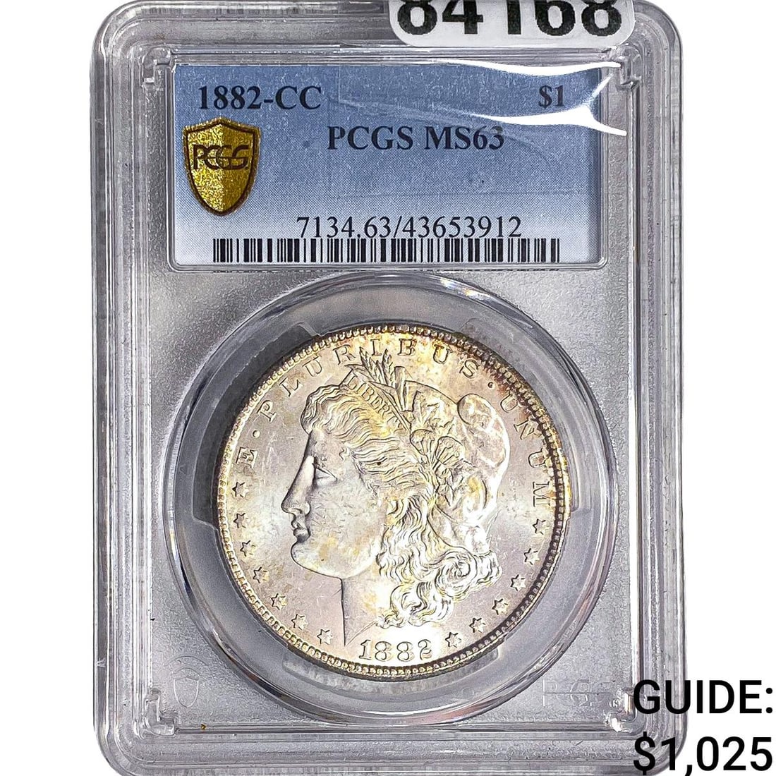1882-CC Morgan Silver Dollar PCGS MS63 (1 of 2)