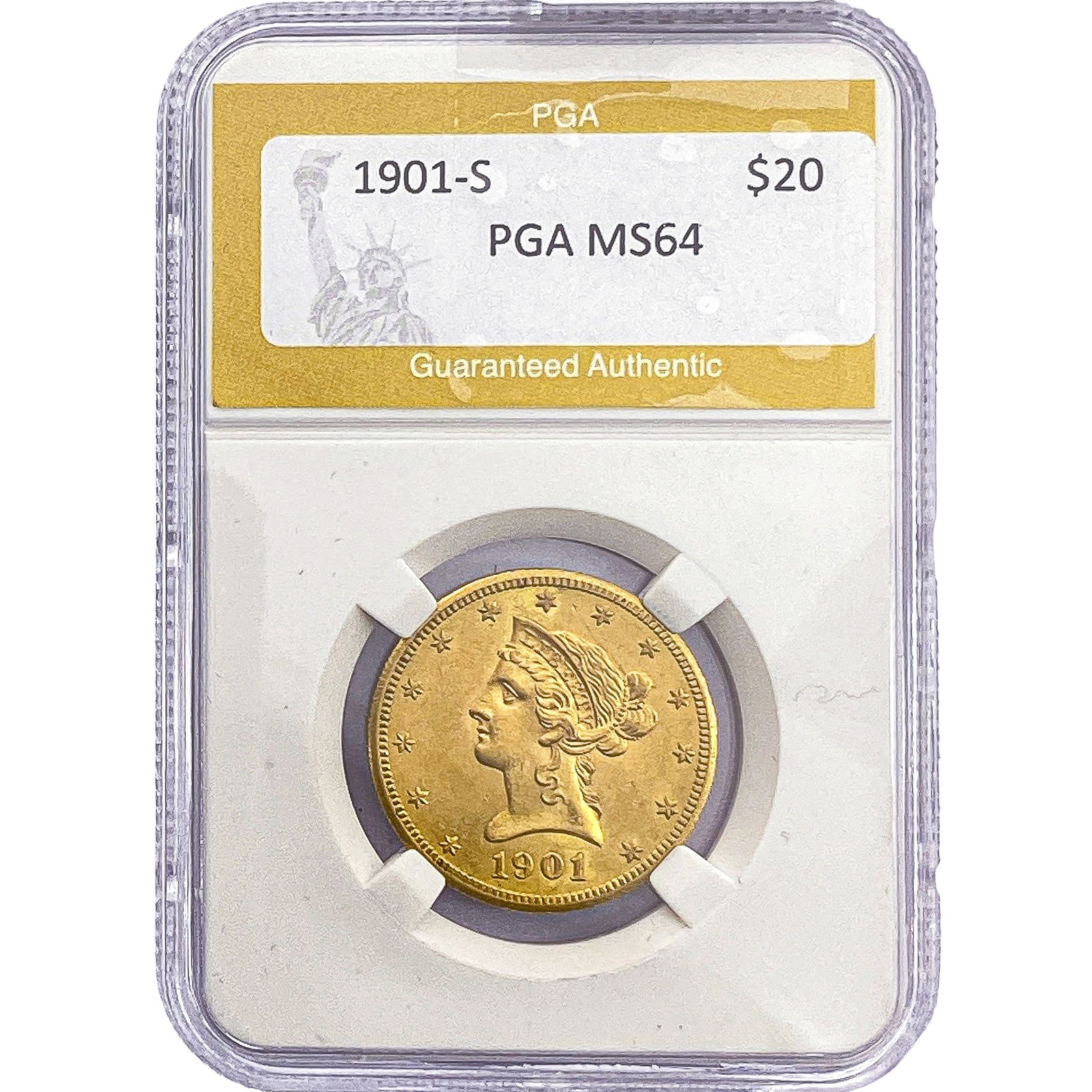 1901-S $10 Gold Half Eagle PGA MS64 (1 of 2)