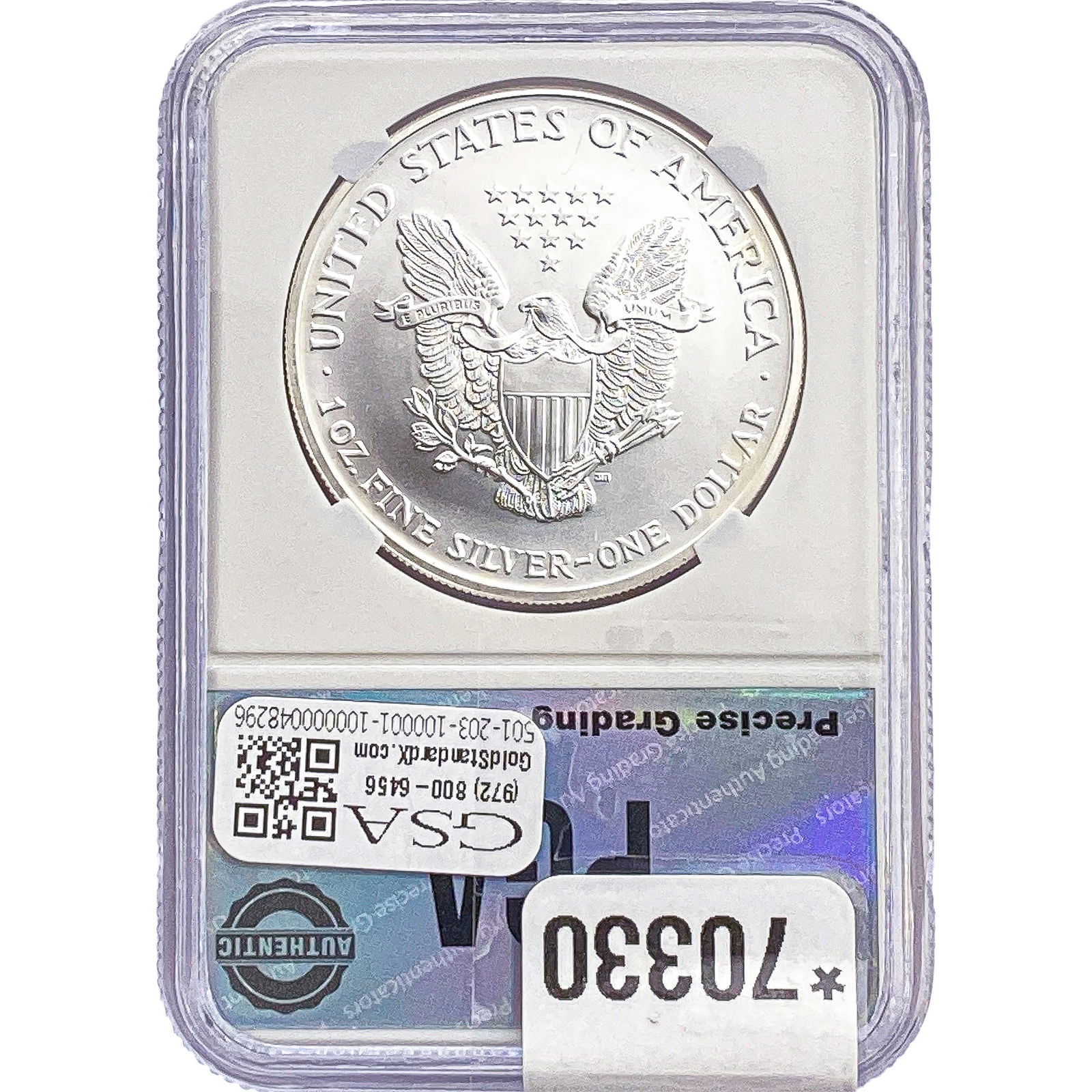 2004 Silver Eagle PGA MS70 - 2