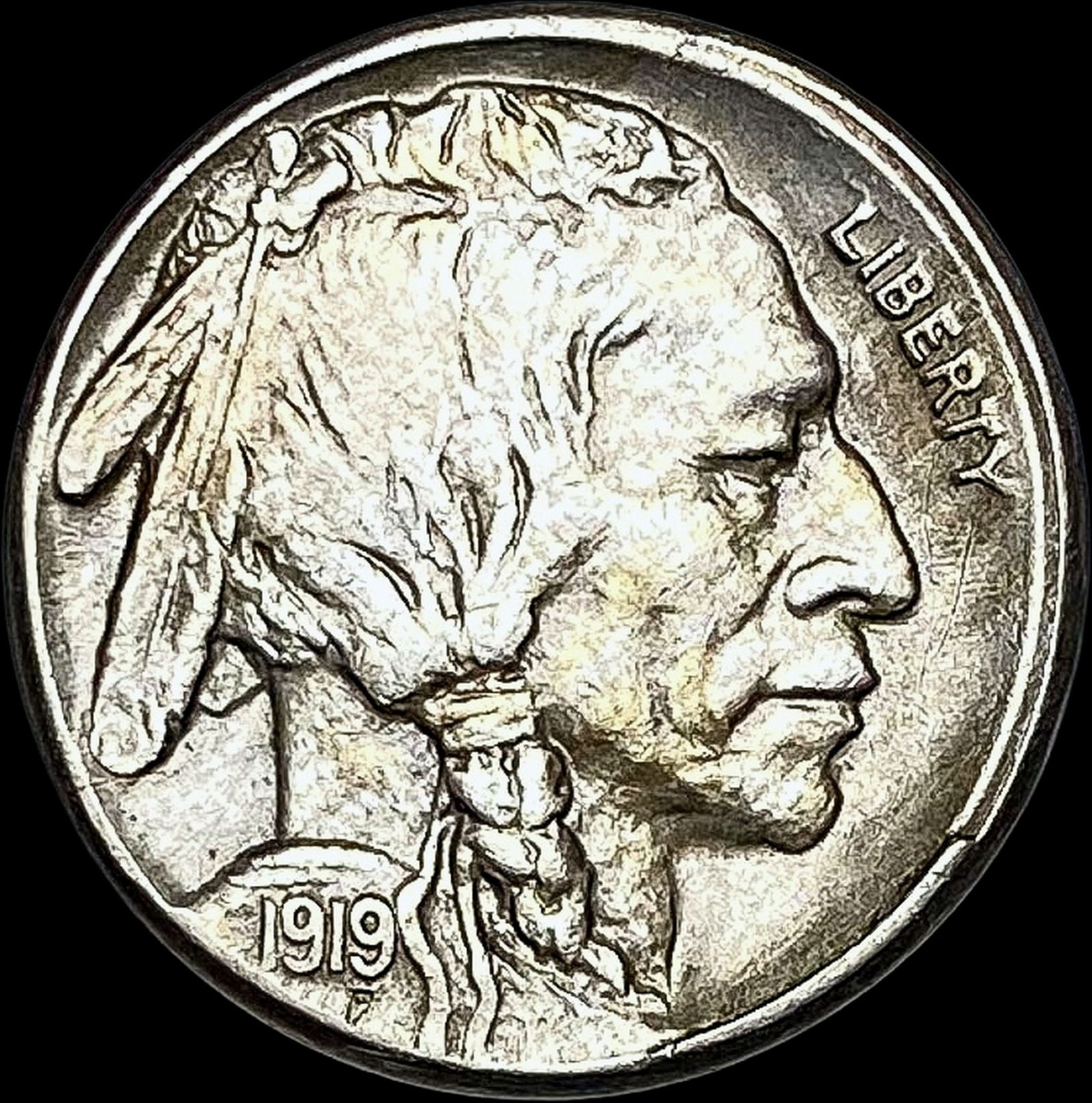 1919-S Buffalo Nickel CHOICE AU (1 of 2)