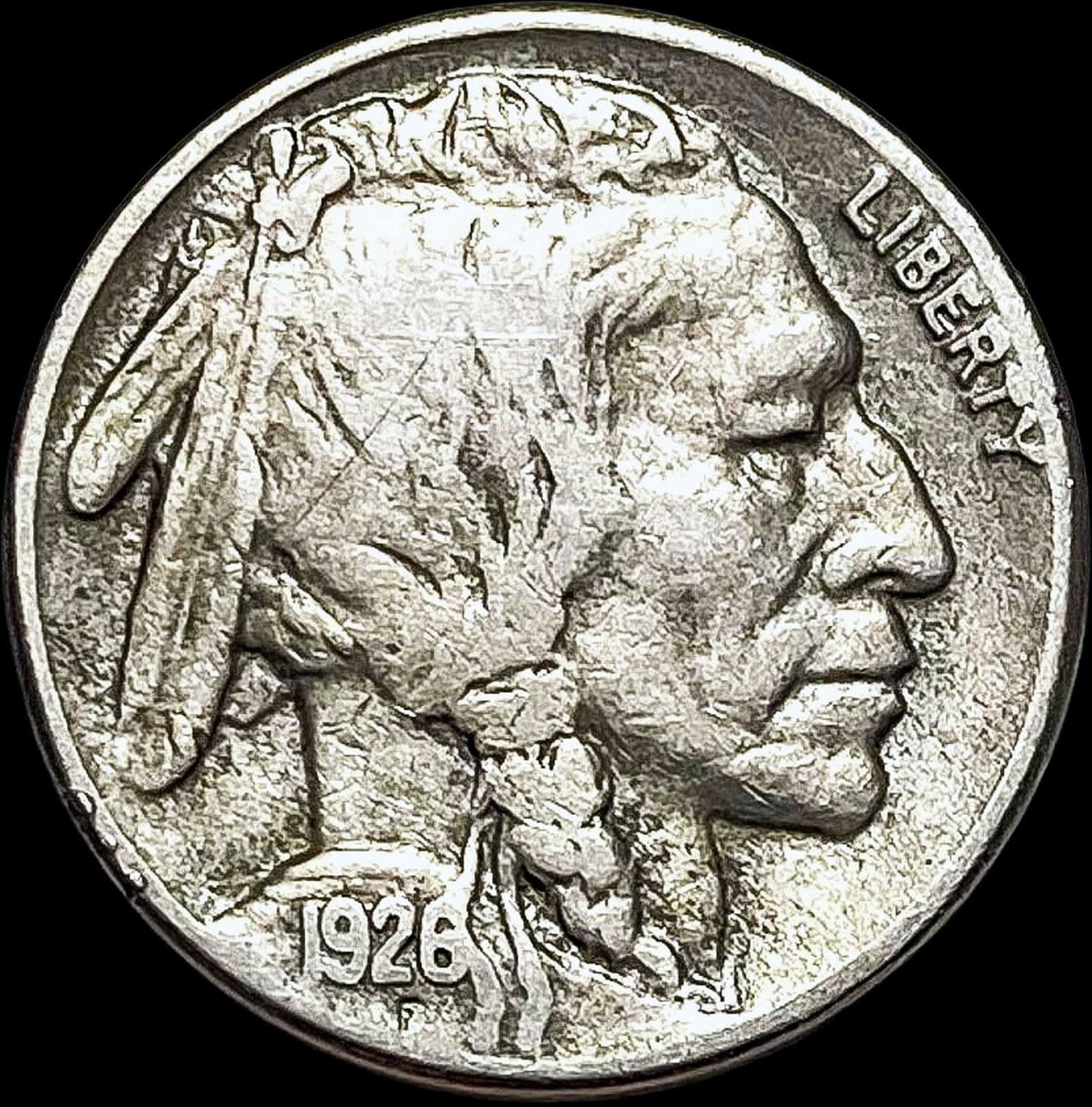 1926-S Buffalo Nickel NEARLY UNCIRCULATED (1 of 2)