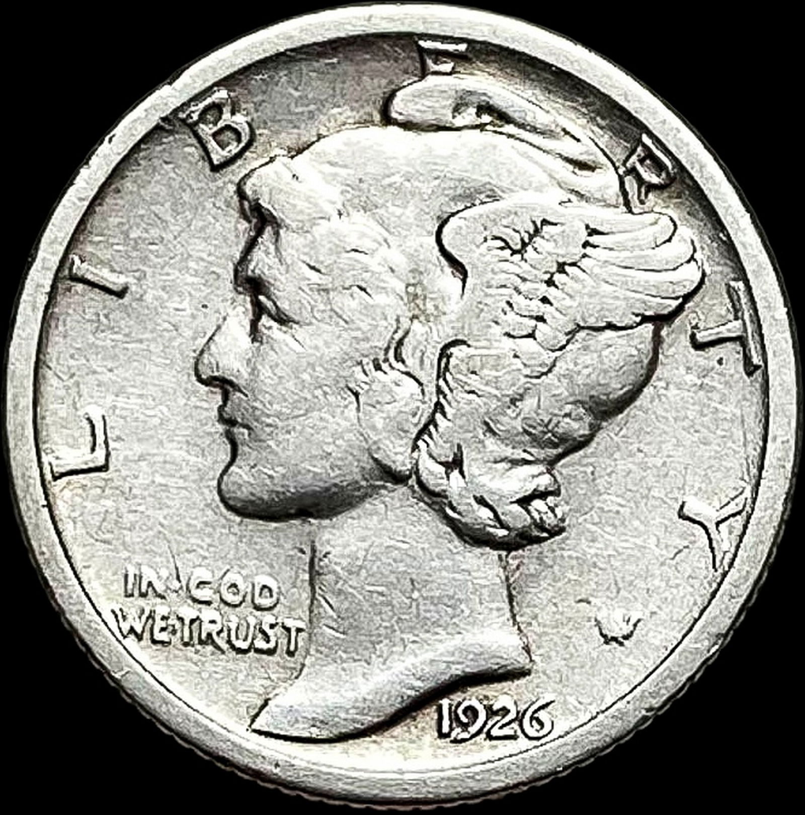 1926-S Mercury Dime NEARLY UNCIRCULATED (1 of 2)
