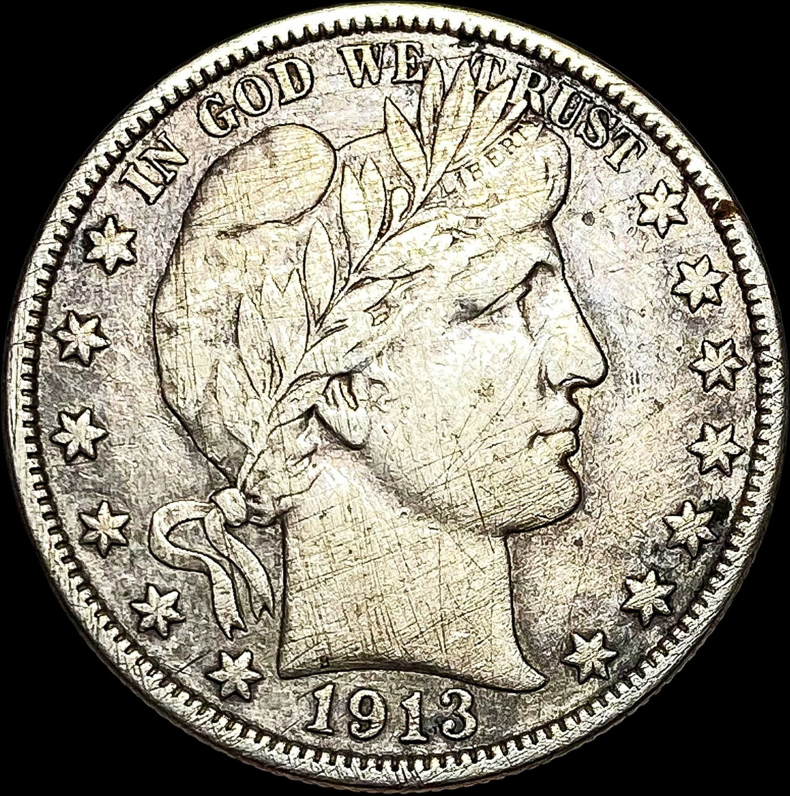 1913 Barber Half Dollar NEARLY UNCIRCULATED (1 of 2)