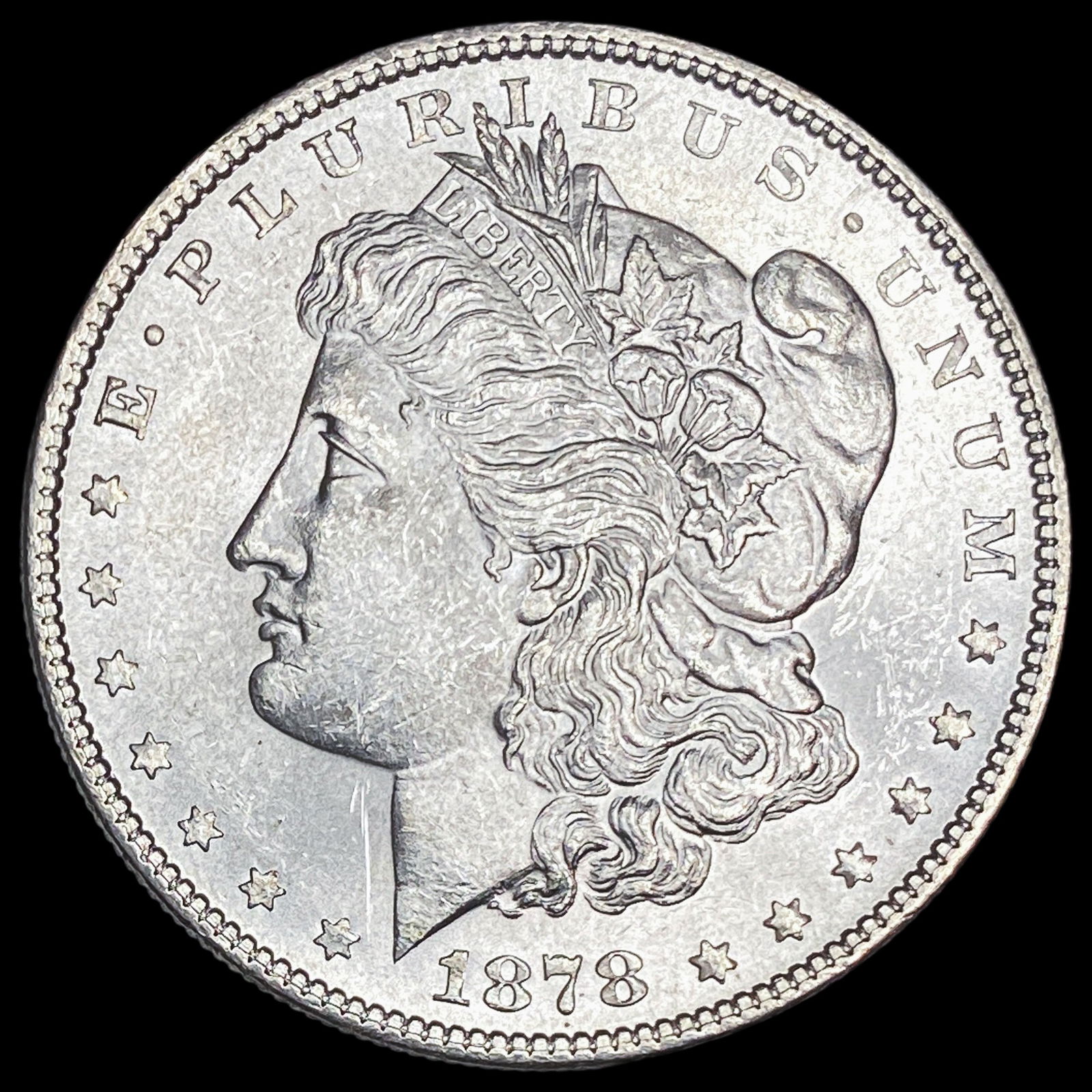 1878 7TF Rev 78 Silver Morgan Dollar UNCIRCULATED: 1878 7TF Rev 78 Silver Morgan Dollar UNCIRCULATED