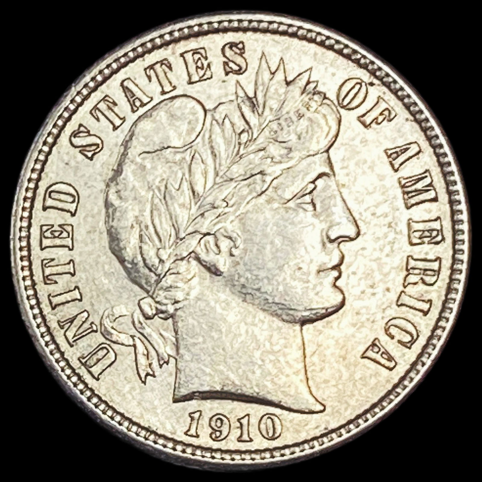 1910 Barber Dime UNCIRCULATED (1 of 2)