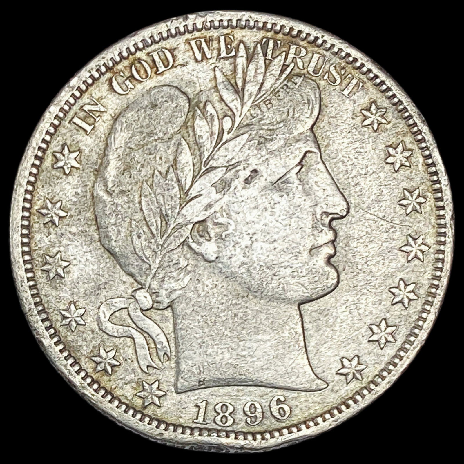 1896-S Silver Barber Half Dollar HIGH GRADE (1 of 2)
