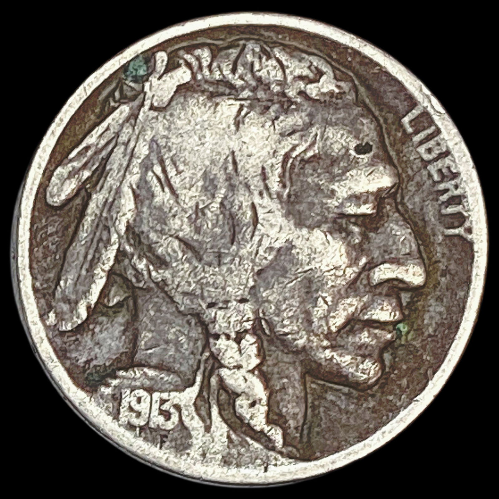 1913-D Buffalo Nickel HIGH GRADE (1 of 2)