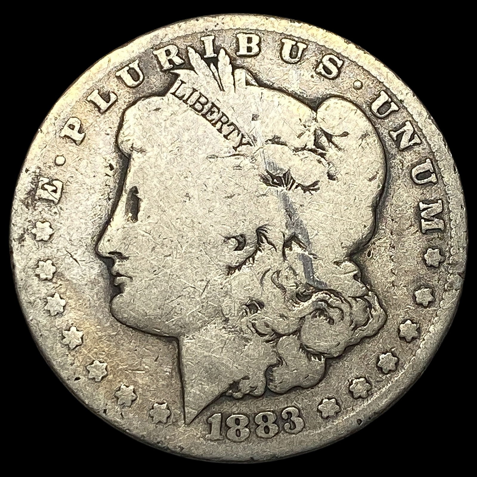 1883-CC Silver Morgan Dollar NICELY CIRCULATED: 1883-CC Silver Morgan Dollar NICELY CIRCULATED