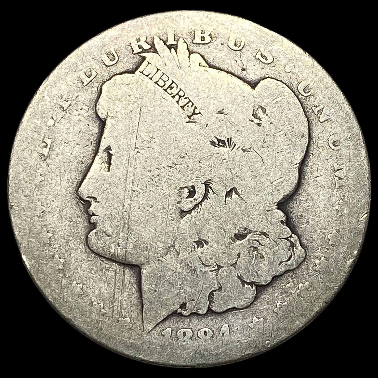 1884-CC Silver Morgan Dollar NICELY CIRCULATED: 1884-CC Silver Morgan Dollar NICELY CIRCULATED