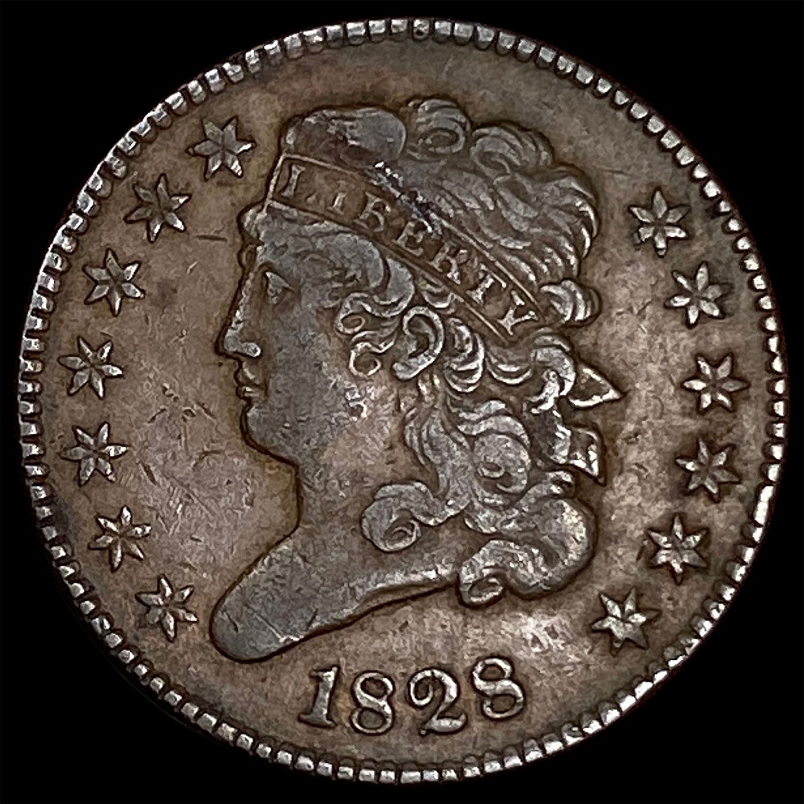 1828 Classic Head Large Cent LIGHTLY CIRCULATED (1 of 2)