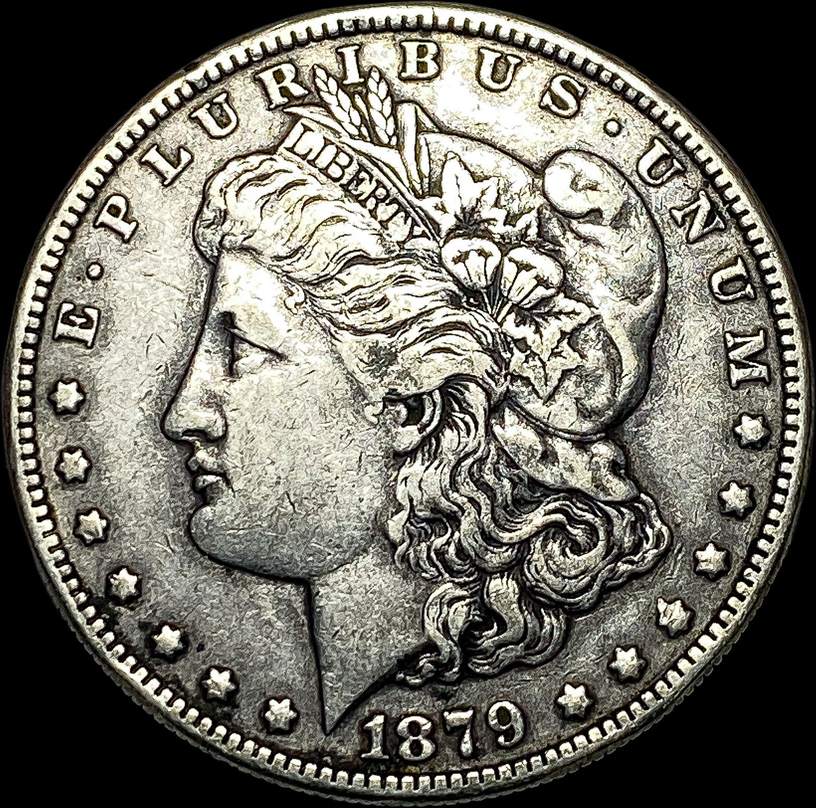 1879-S Rev 78 Silver Morgan Dollar NEARLY UNCIRCULATED: 1879-S Rev 78 Silver Morgan Dollar NEARLY UNCIRCULATED