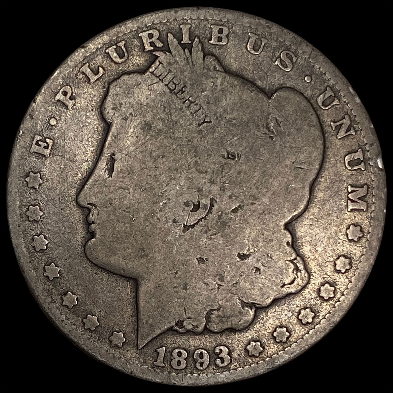 1893-O Silver Morgan Dollar NICELY CIRCULATED: 1893-O Silver Morgan Dollar NICELY CIRCULATED