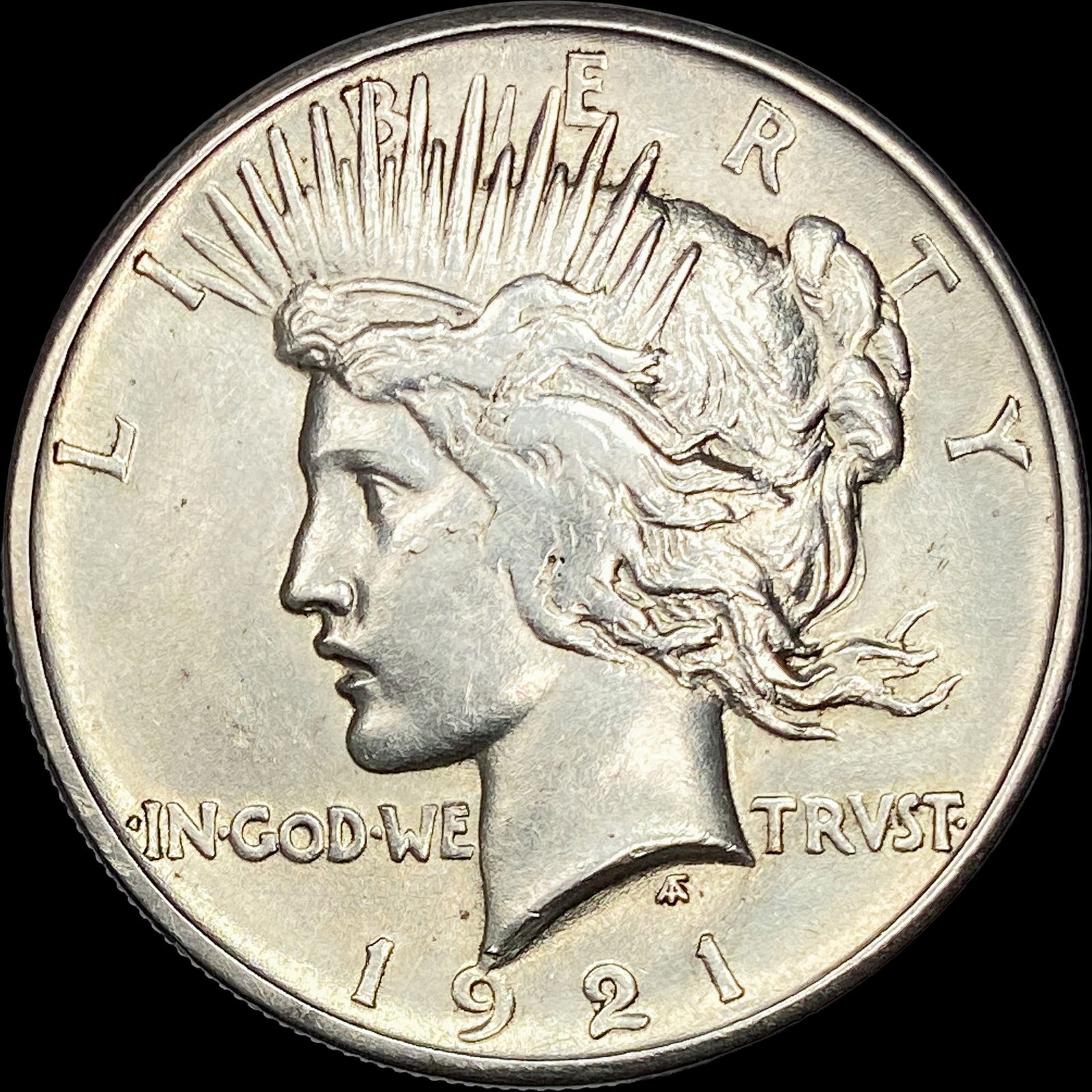 1921 HR Silver Peace Dollar UNCIRCULATED: 1921 HR Silver Peace Dollar UNCIRCULATED