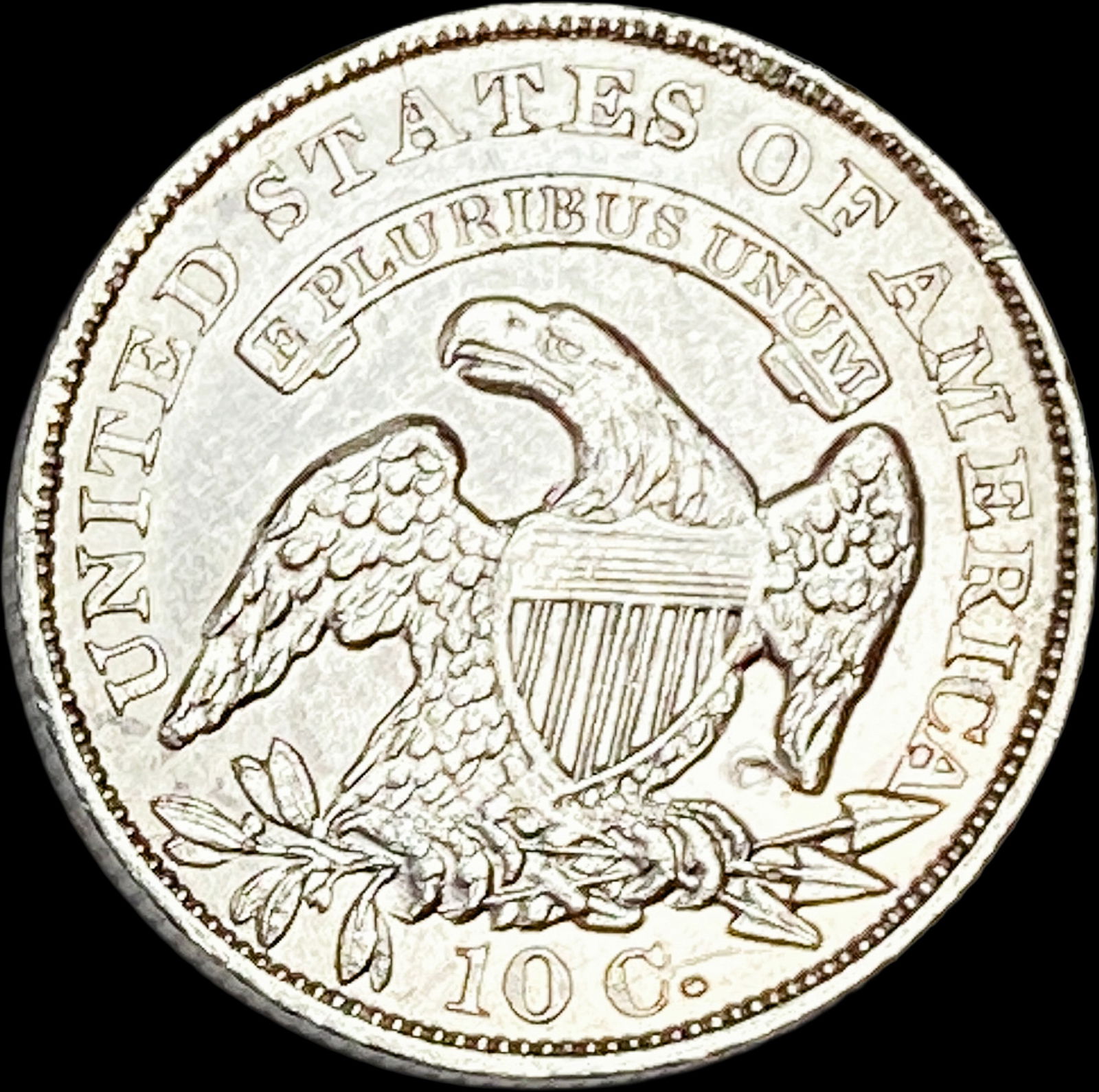 1834 Capped Bust Dime UNCIRCULATED - 2