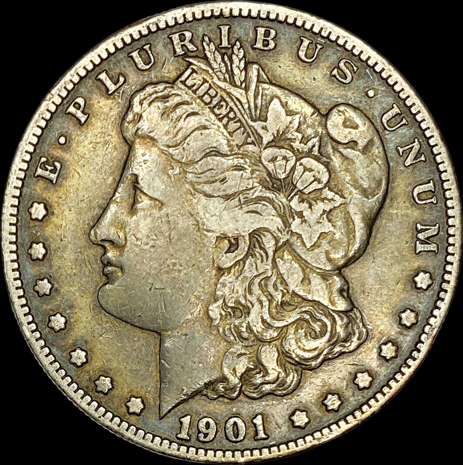 1901-S Silver Morgan Dollar NEARLY UNCIRCULATED: 1901-S Silver Morgan Dollar NEARLY UNCIRCULATED