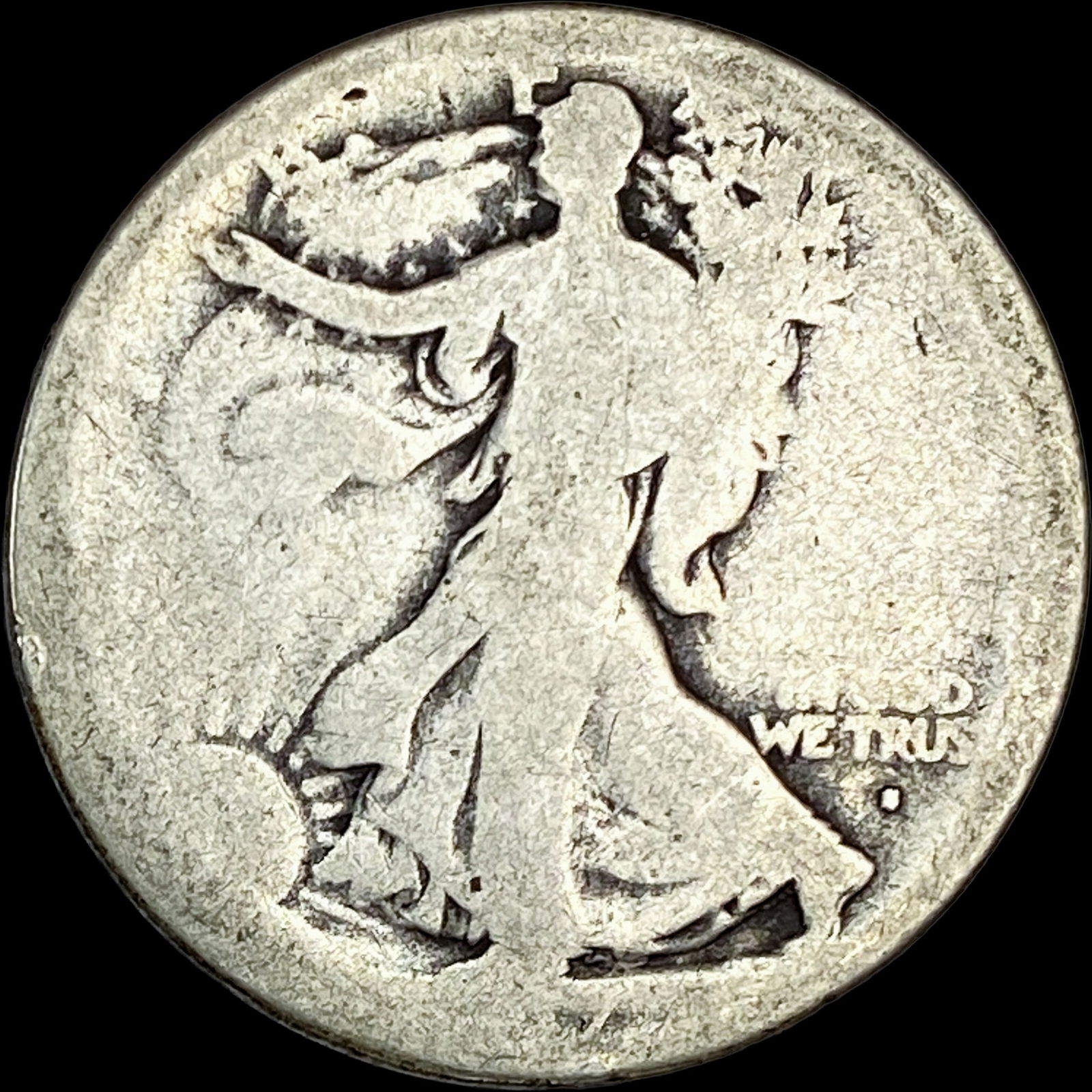 1917-S Obverse Walking Liberty Half Dollar NICELY CIRCULATED (1 of 2)