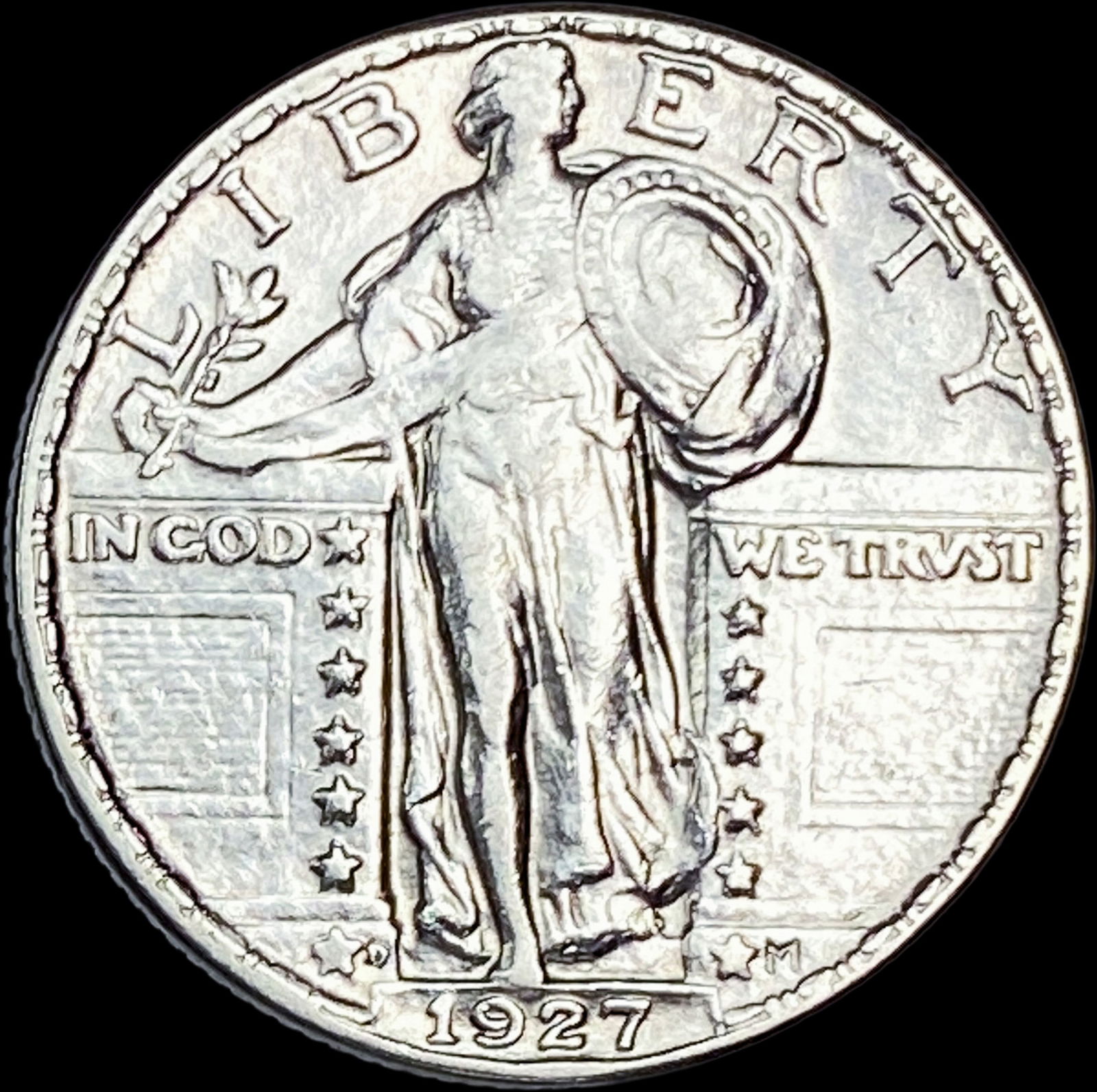 1927-D Standing Liberty Quarter CHOICE AU (1 of 2)