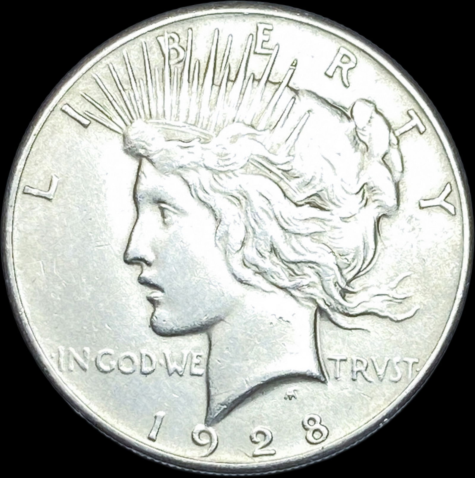 1928 Silver Peace Dollar CLOSELY UNCIRCULATED: 1928 Silver Peace Dollar CLOSELY UNCIRCULATED