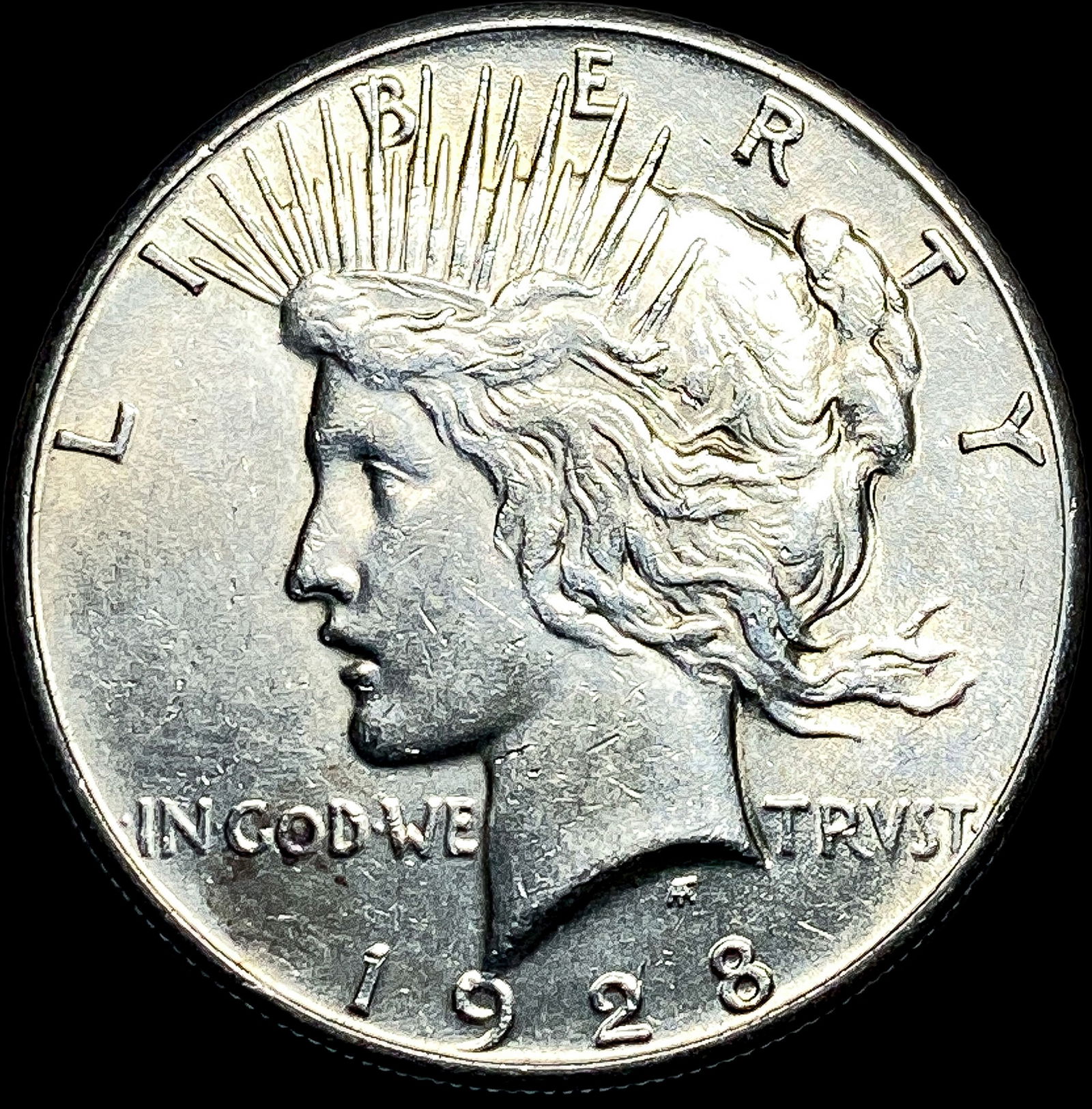 1928 Silver Peace Dollar CLOSELY UNCIRCULATED: 1928 Silver Peace Dollar CLOSELY UNCIRCULATED