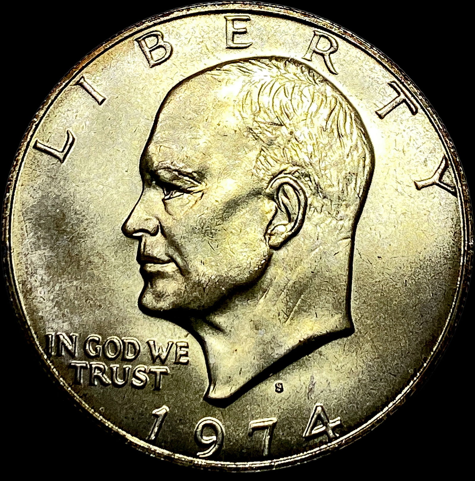 1974-S Eisenhower Dollar SUPERB GEM BU: 1974-S Eisenhower Dollar SUPERB GEM BU