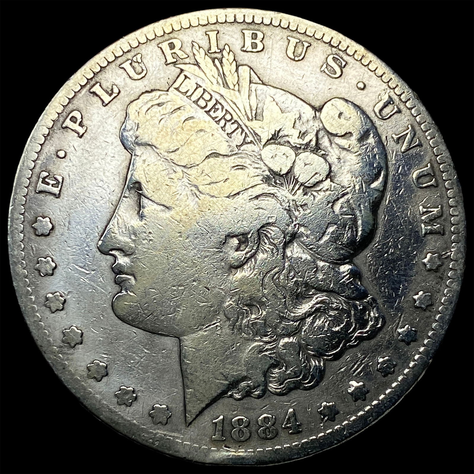 1884-S Morgan Silver Dollar NICELY CIRCULATED (1 of 2)