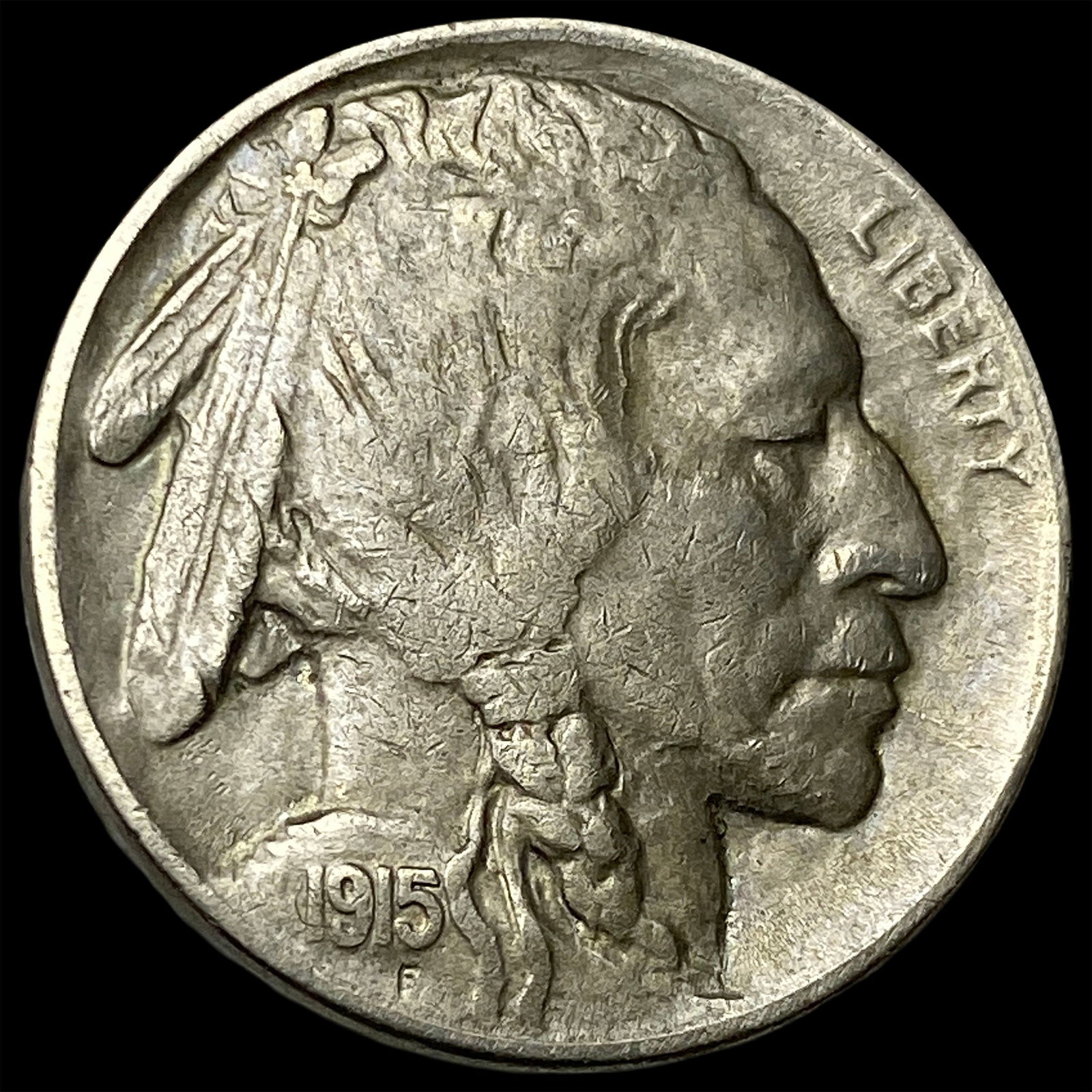 1915-D Buffalo Nickel CLOSELY UNCIRCULATED (1 of 2)