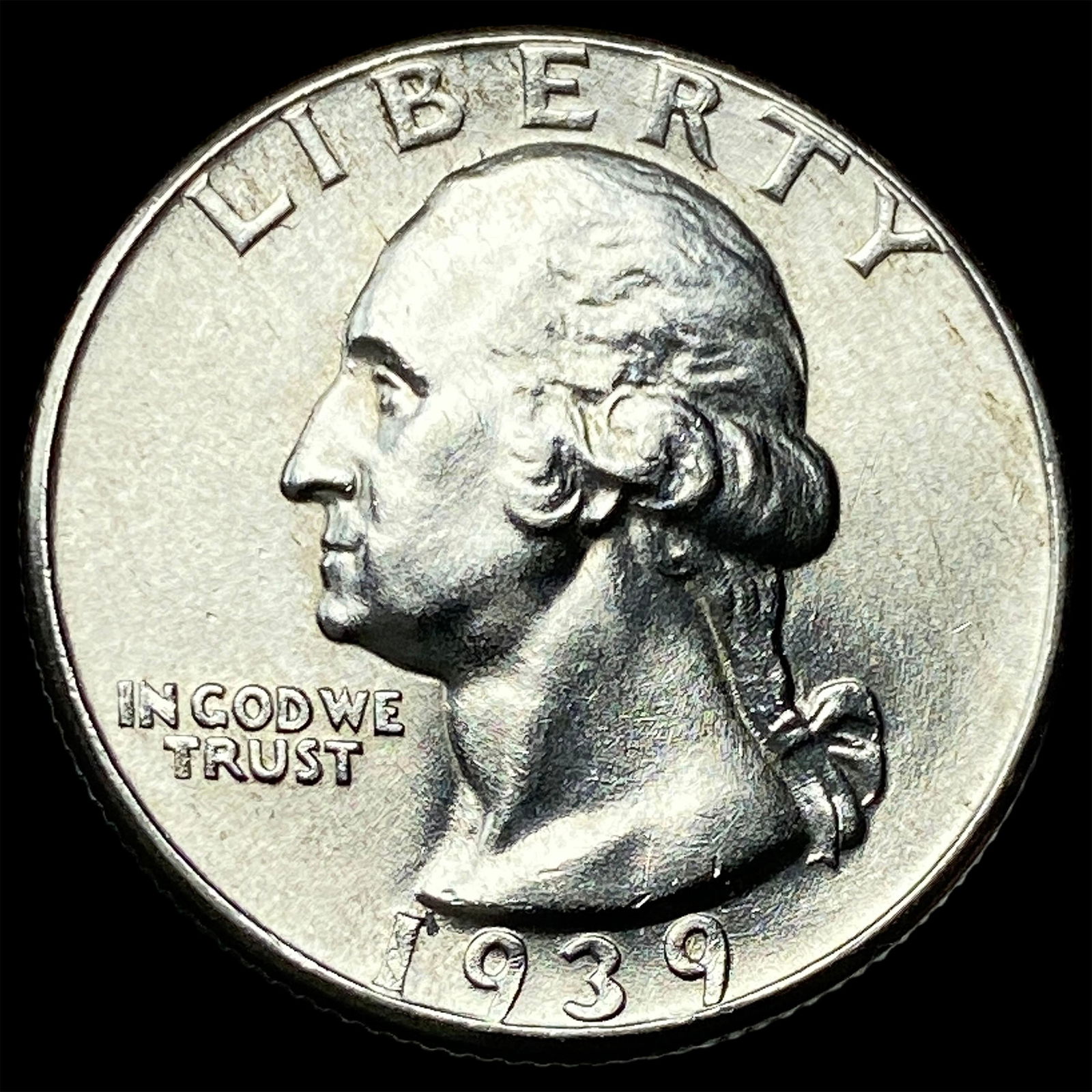 1939 Washington Silver Quarter UNCIRCULATED (1 of 2)