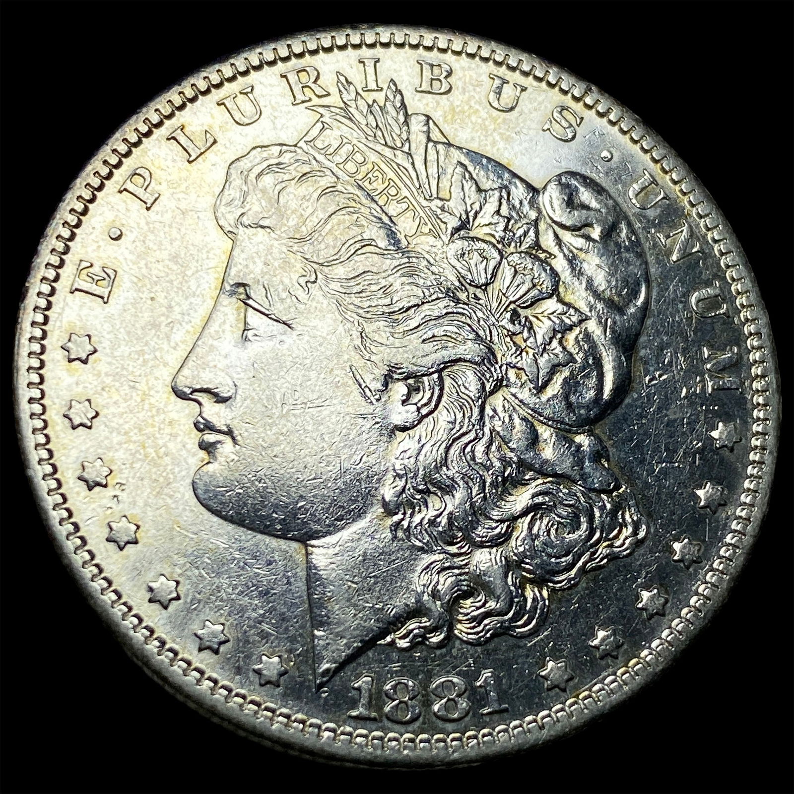 1881-S Silver Morgan Dollar CLOSELY UNCIRCULATED (1 of 2)