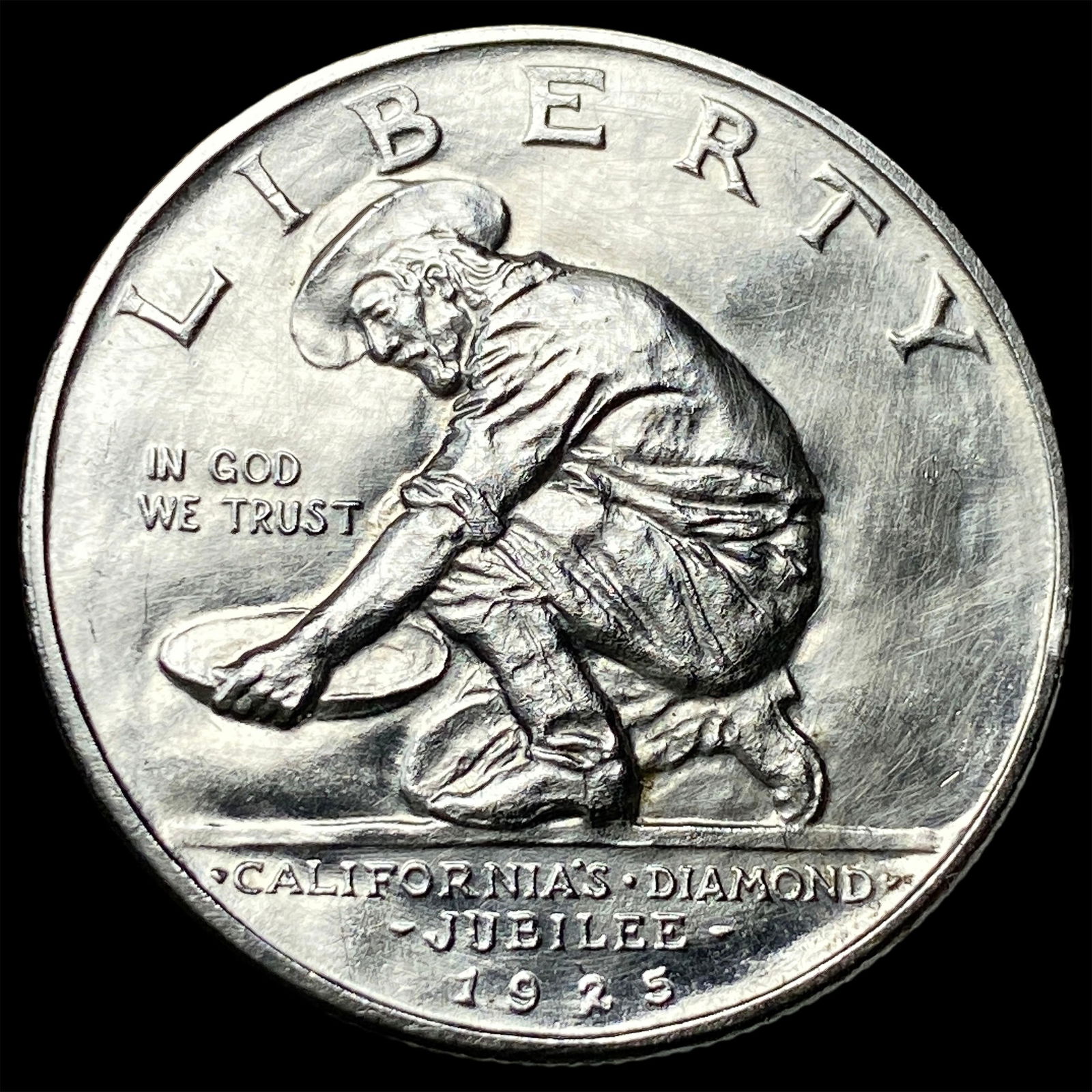 1925-S Silver California Jubilee Half Dollar UNCIRCULATED (1 of 2)