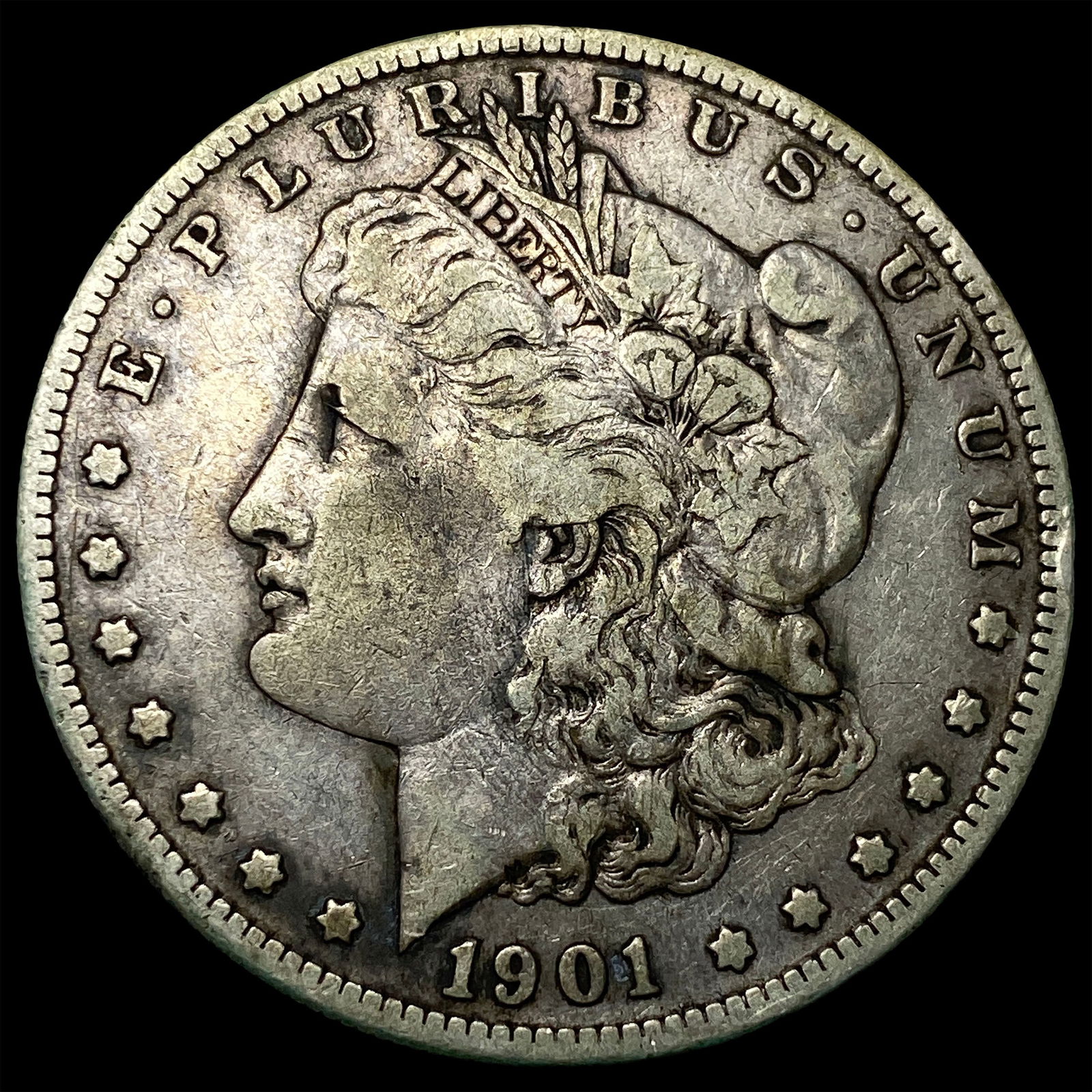 1901-S Silver Morgan Dollar NEARLY UNCIRCULATED: 1901-S Silver Morgan Dollar NEARLY UNCIRCULATED