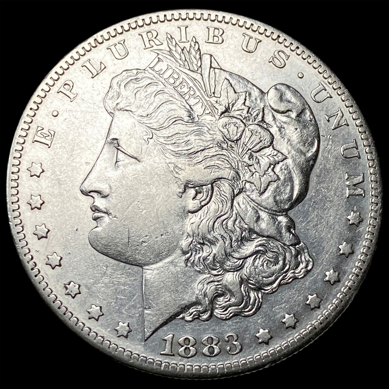 1883-S Silver Morgan Dollar CLOSELY UNCIRCULATED: 1883-S Silver Morgan Dollar CLOSELY UNCIRCULATED