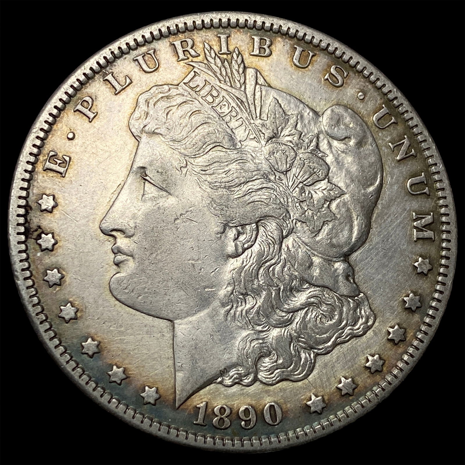 1890-CC Silver Morgan Dollar NEARLY UNCIRCULATED: 1890-CC Silver Morgan Dollar NEARLY UNCIRCULATED