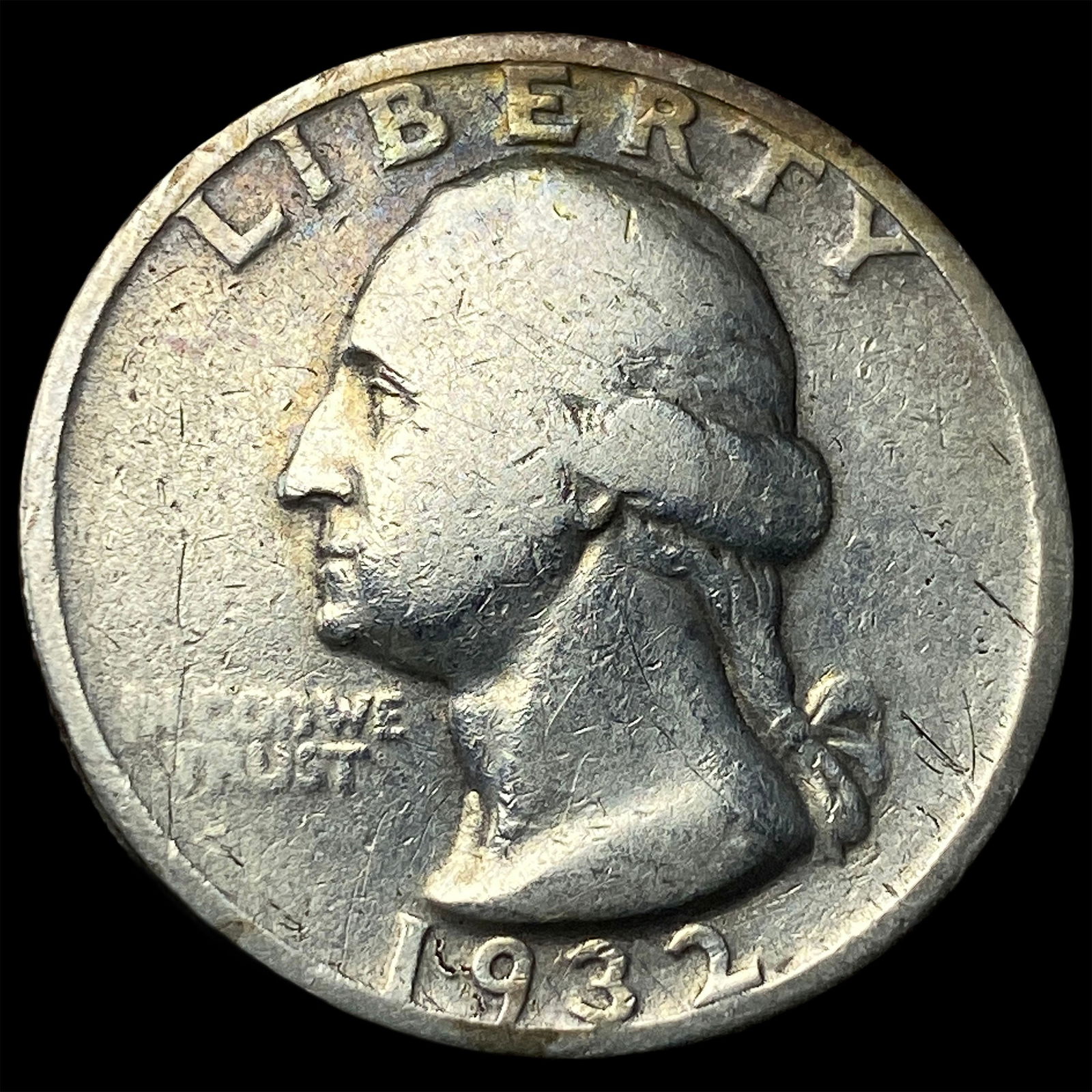 1932-S Silver Washington Quarter NICELY CIRCULATED (1 of 2)