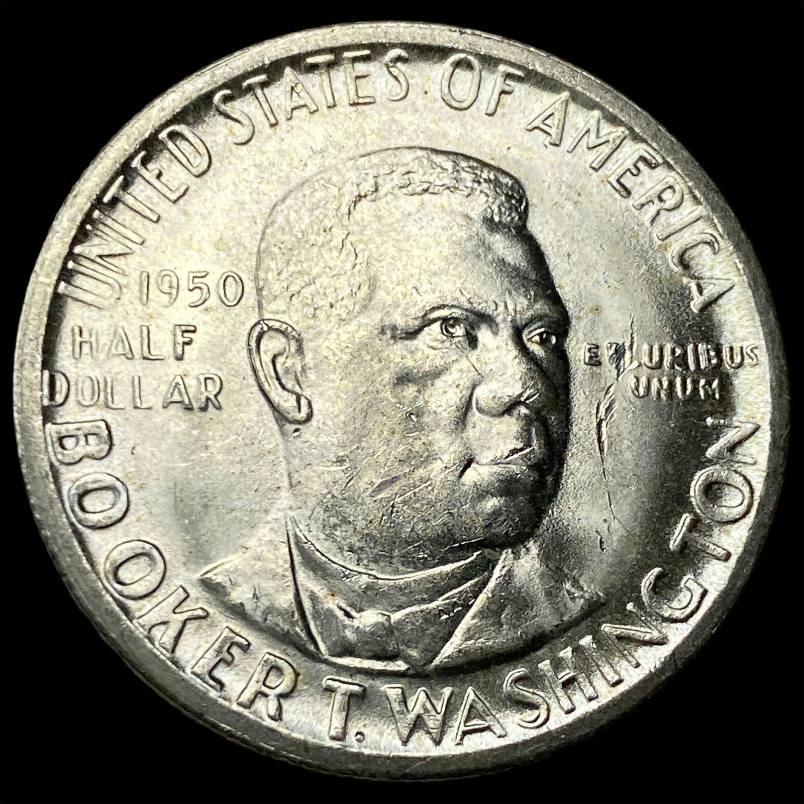 1950-S Silver Booker T. Washington Half Dollar UNCIRCULATED (1 of 2)