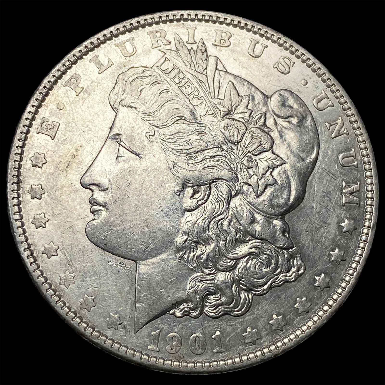 1901 Morgan Silver Dollar CLOSELY UNCIRCULATED (1 of 2)