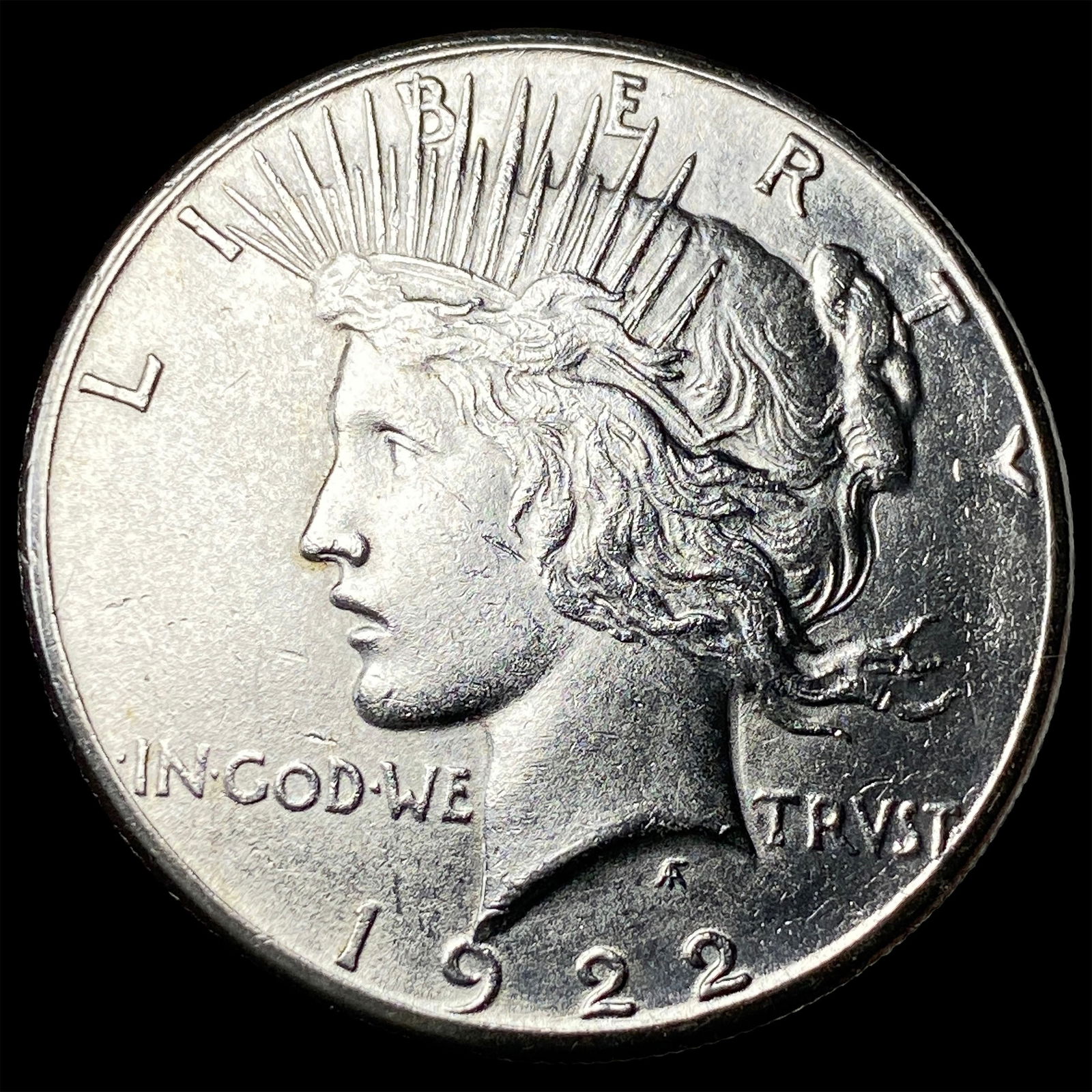 1922-S Silver Peace Dollar UNCIRCULATED: 1922-S Silver Peace Dollar UNCIRCULATED