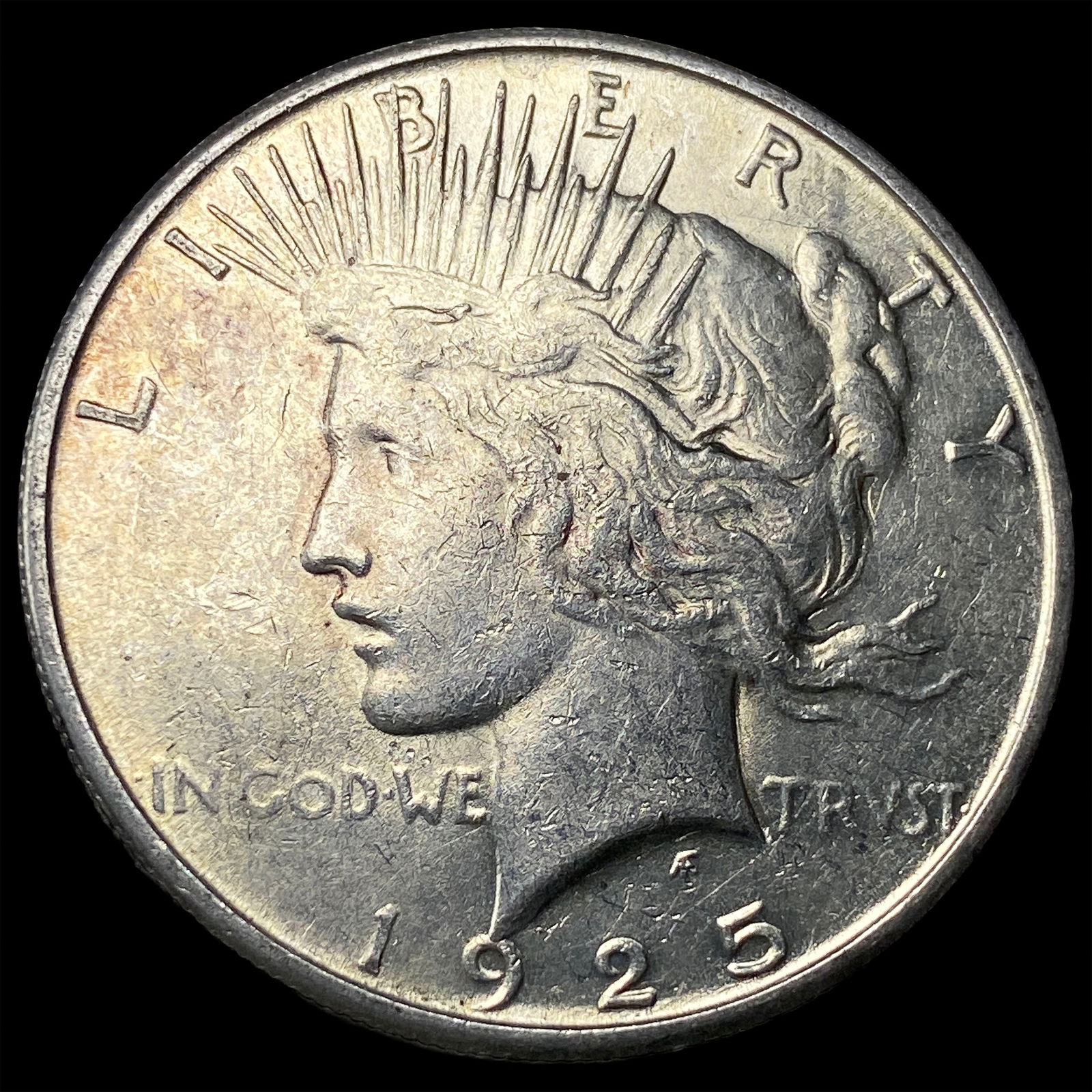 1925-S Silver Peace Dollar CLOSELY UNCIRCULATED: 1925-S Silver Peace Dollar CLOSELY UNCIRCULATED