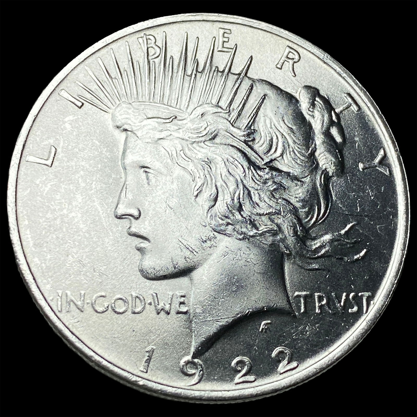 1922 Silver Peace Dollar UNCIRCULATED: 1922 Silver Peace Dollar UNCIRCULATED