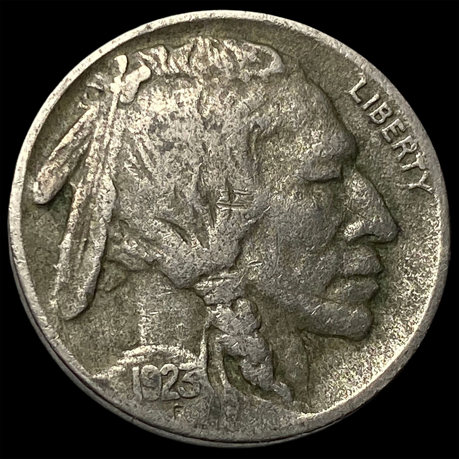 1923-S Buffalo Nickel NEARLY UNCIRCULATED: 1923-S Buffalo Nickel NEARLY UNCIRCULATED