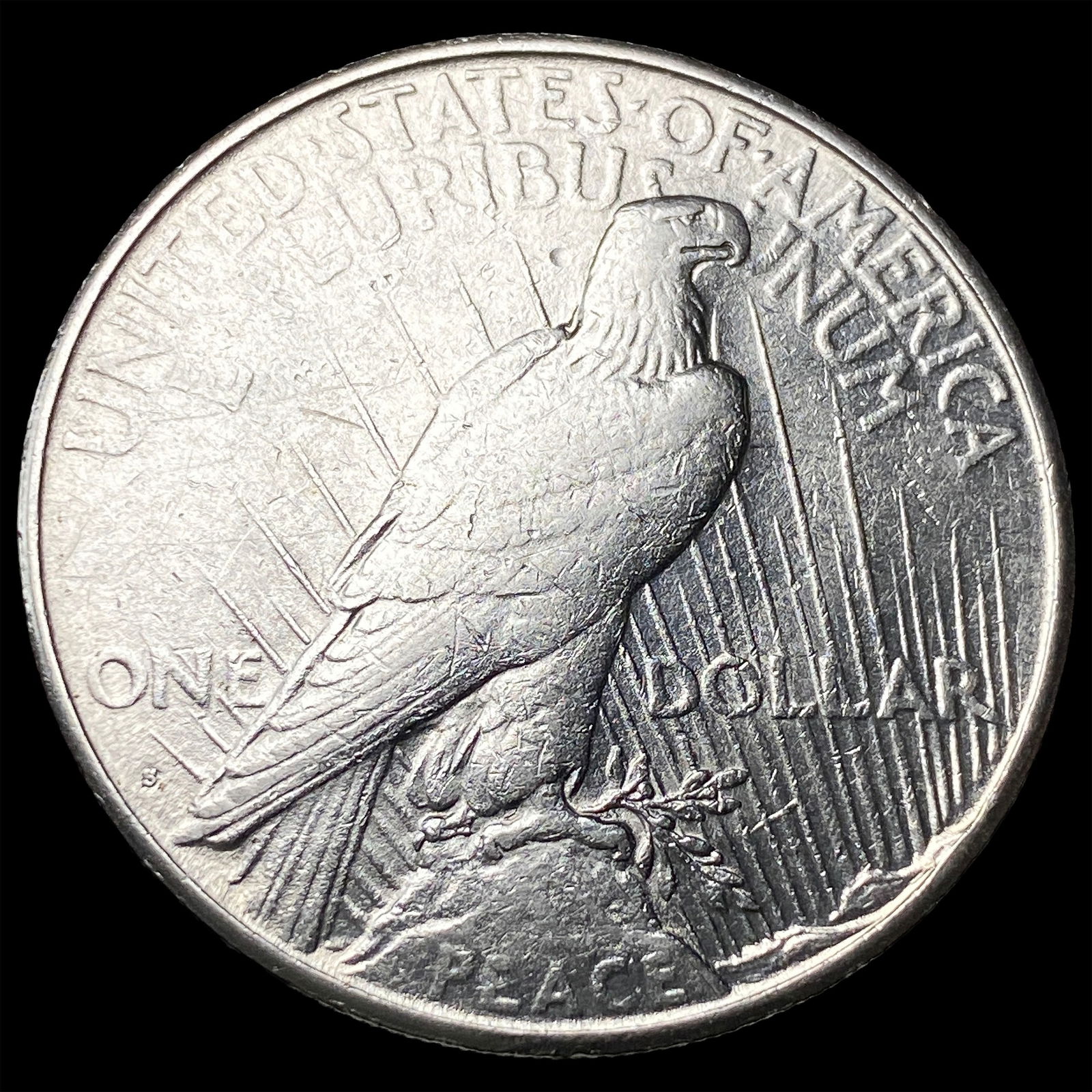 1925-S Silver Peace Dollar CLOSELY UNCIRCULATED - 2