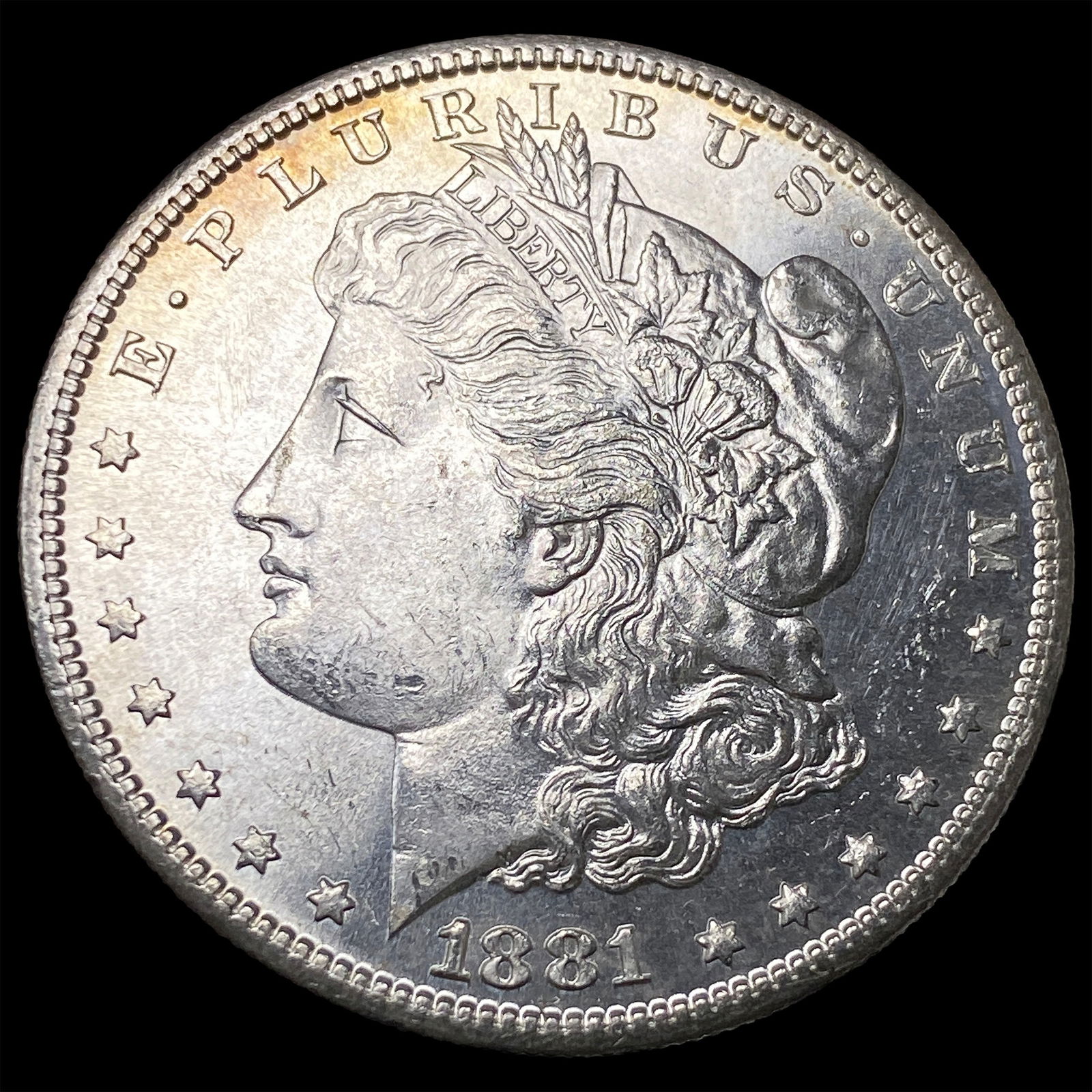 1881-S Silver Morgan Dollar CHOICE BU: 1881-S Silver Morgan Dollar CHOICE BU