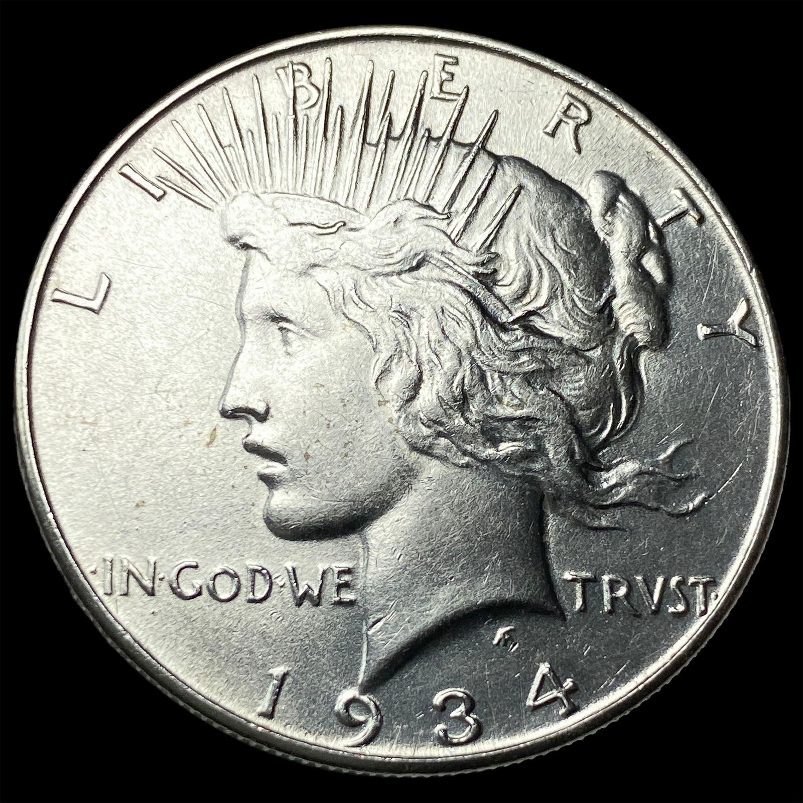 1934 Peace Silver Dollar UNCIRCULATED: 1934 Peace Silver Dollar UNCIRCULATED