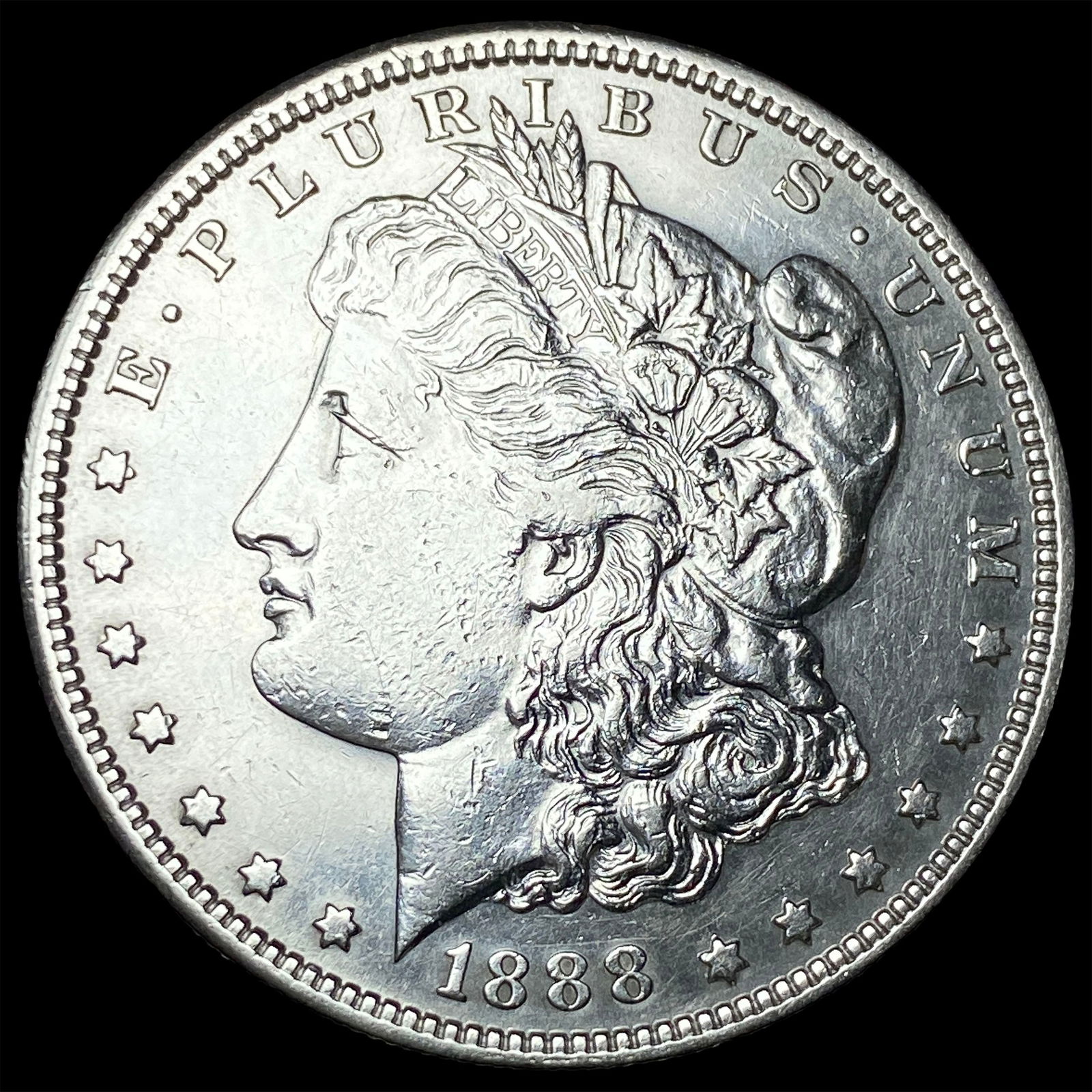 1888-S Morgan Silver Dollar CLOSELY UNCIRCULATED: 1888-S Morgan Silver Dollar CLOSELY UNCIRCULATED